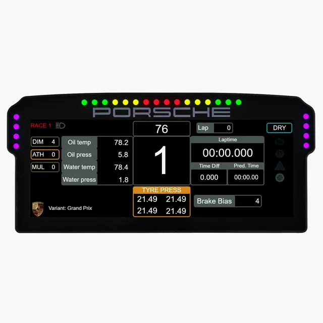 grid-porsche-911-gt3-cup-dashboard-display-unit-10-3-zoll-ddu image 1