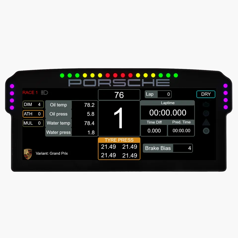 grid-porsche-911-gt3-cup-dashboard-display-unit-10-3-zoll-ddu image 1