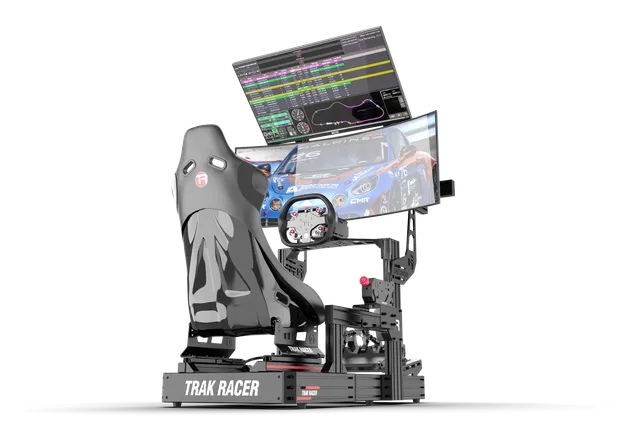 trak-racer-cockpit-dual-monitorst-nder-2-monitore-bis-80-zoll-f-r-sim-racing-flu image 1