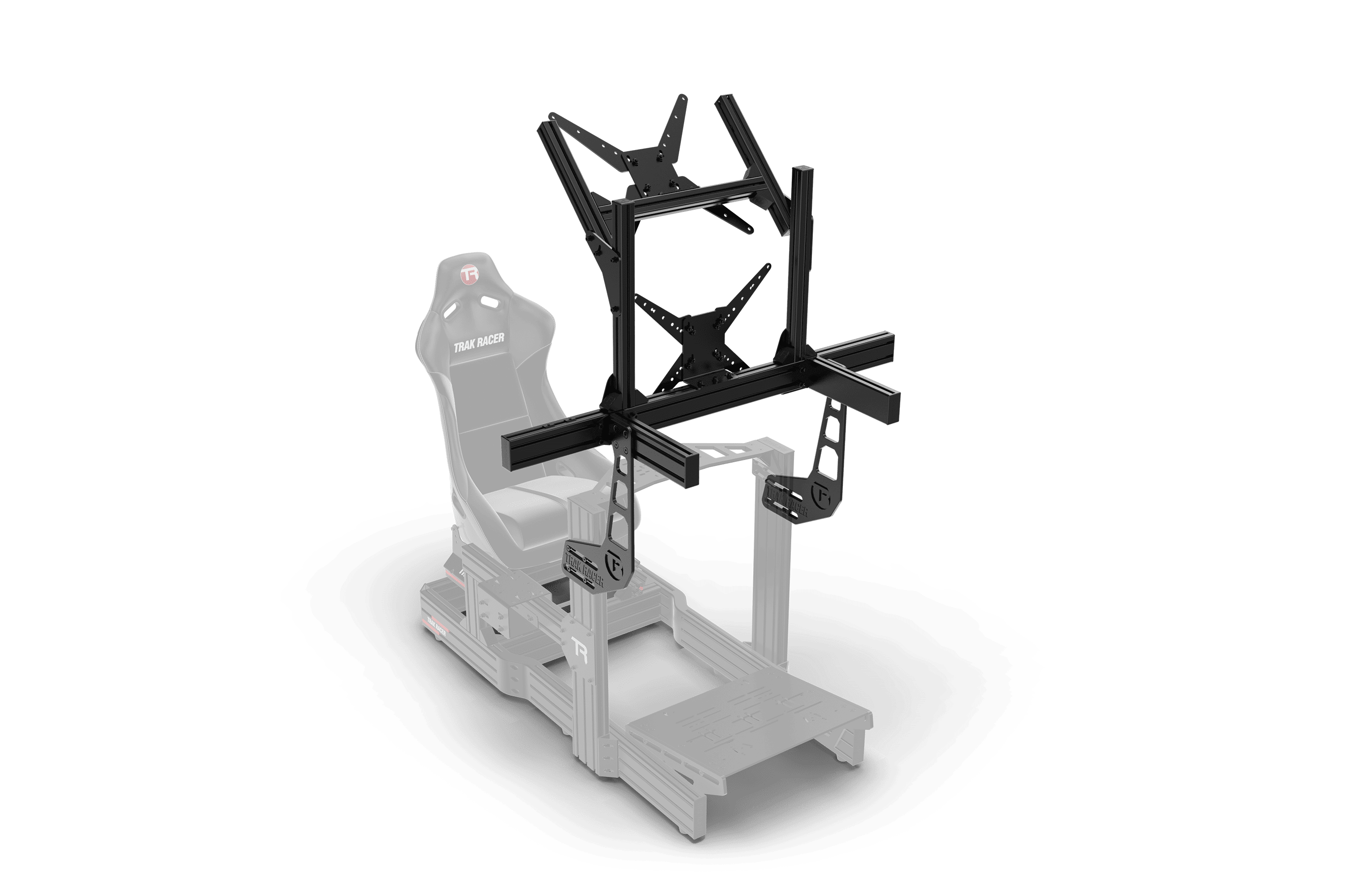 trak-racer-cockpit-dual-monitorst-nder-2-monitore-bis-80-zoll-f-r-sim-racing-flu image 5