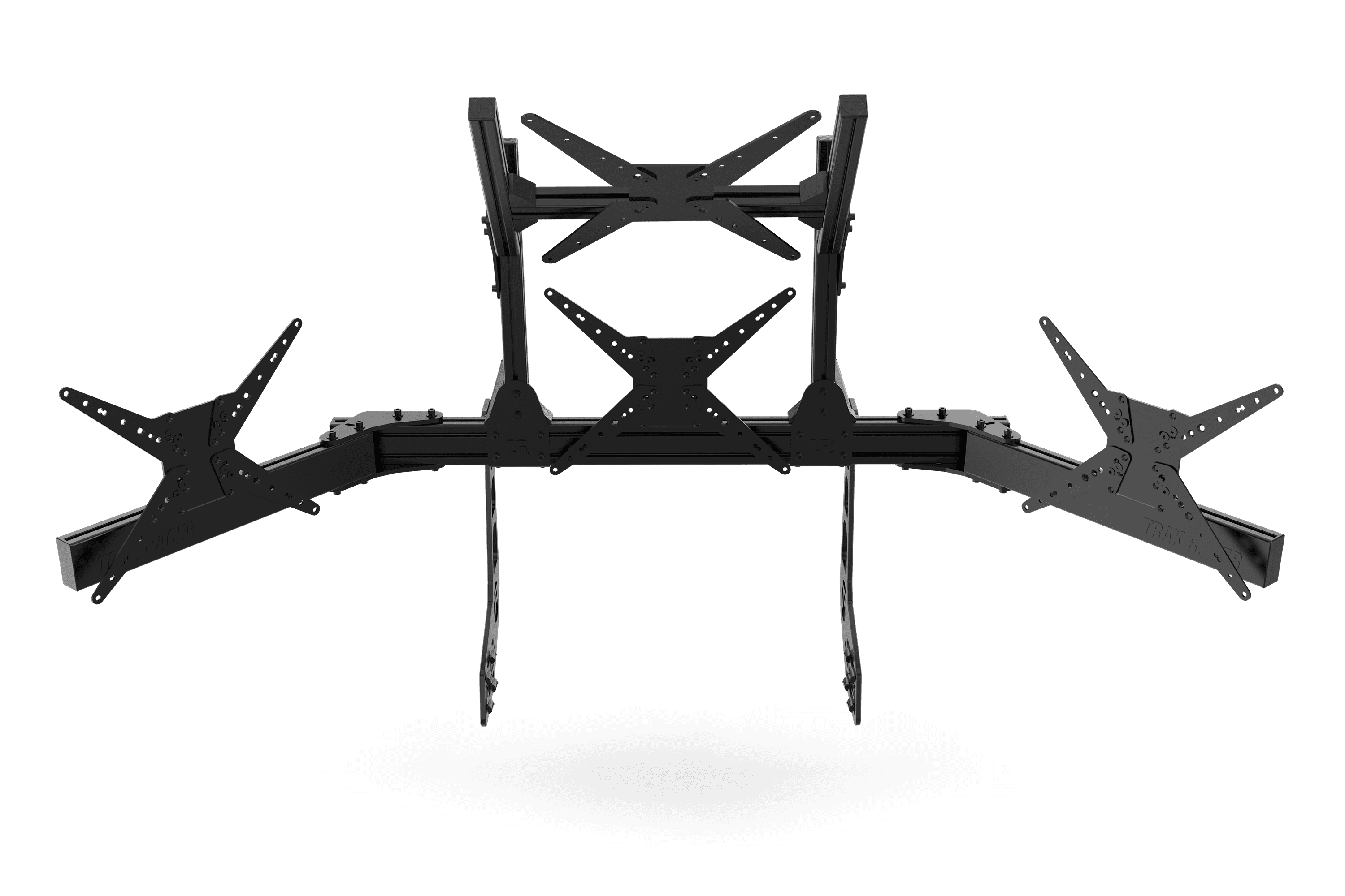 trak-racer-cockpit-mounted-quad-monitor-stand-bis-45-zoll-schwarz image 3