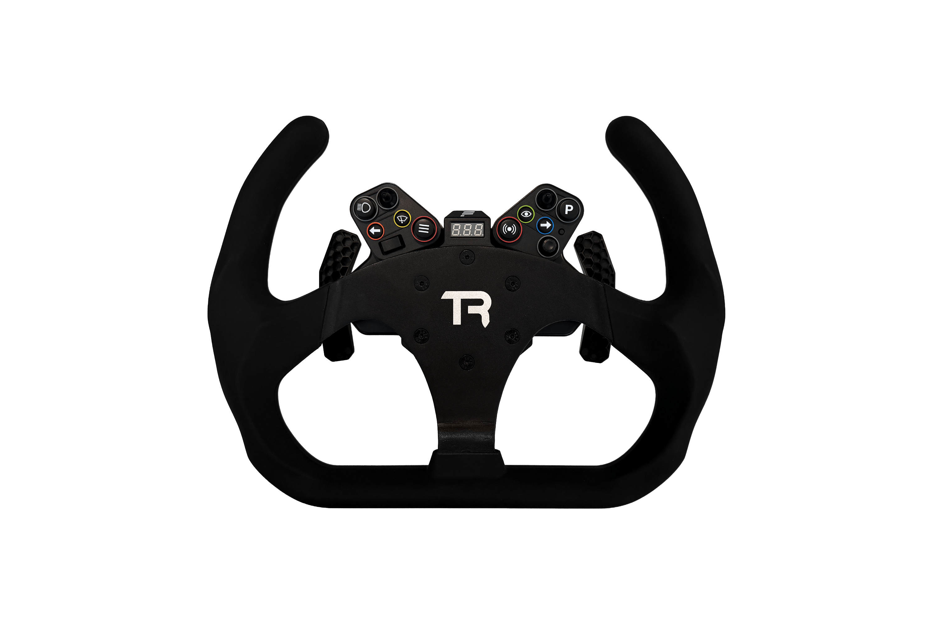 trak-racer-330mm-open-gt-sim-racing-lenkrad-flat-bottom-alu-mit-silikongriffen image 6