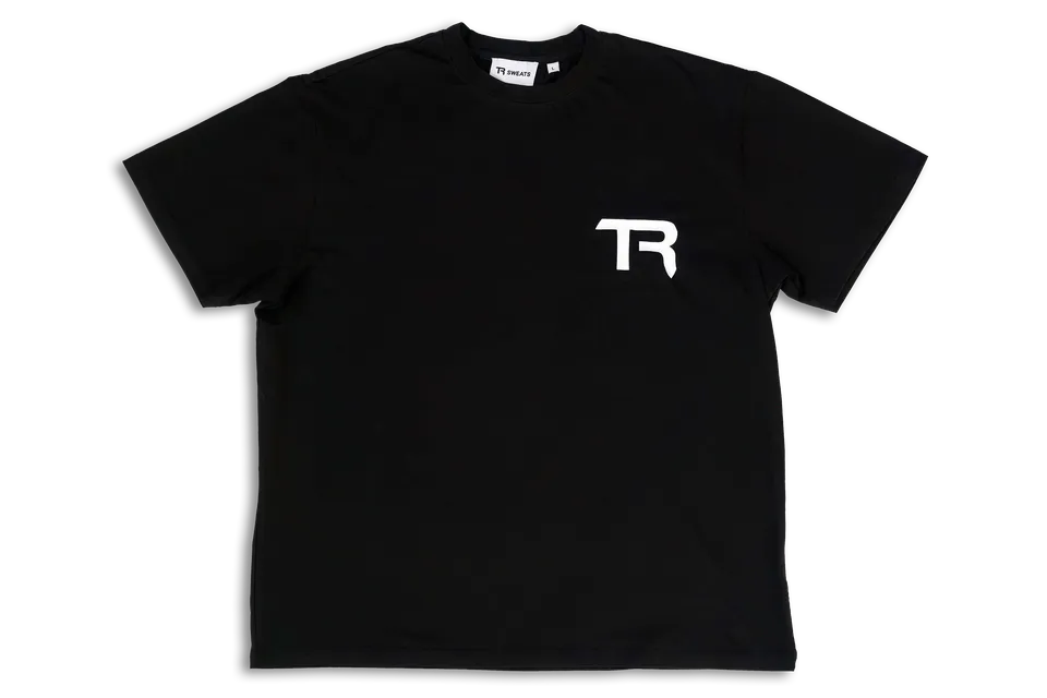 trak-racer-tr-monogramm-baumwoll-t-shirt-schwarz-relaxed-fit image 1