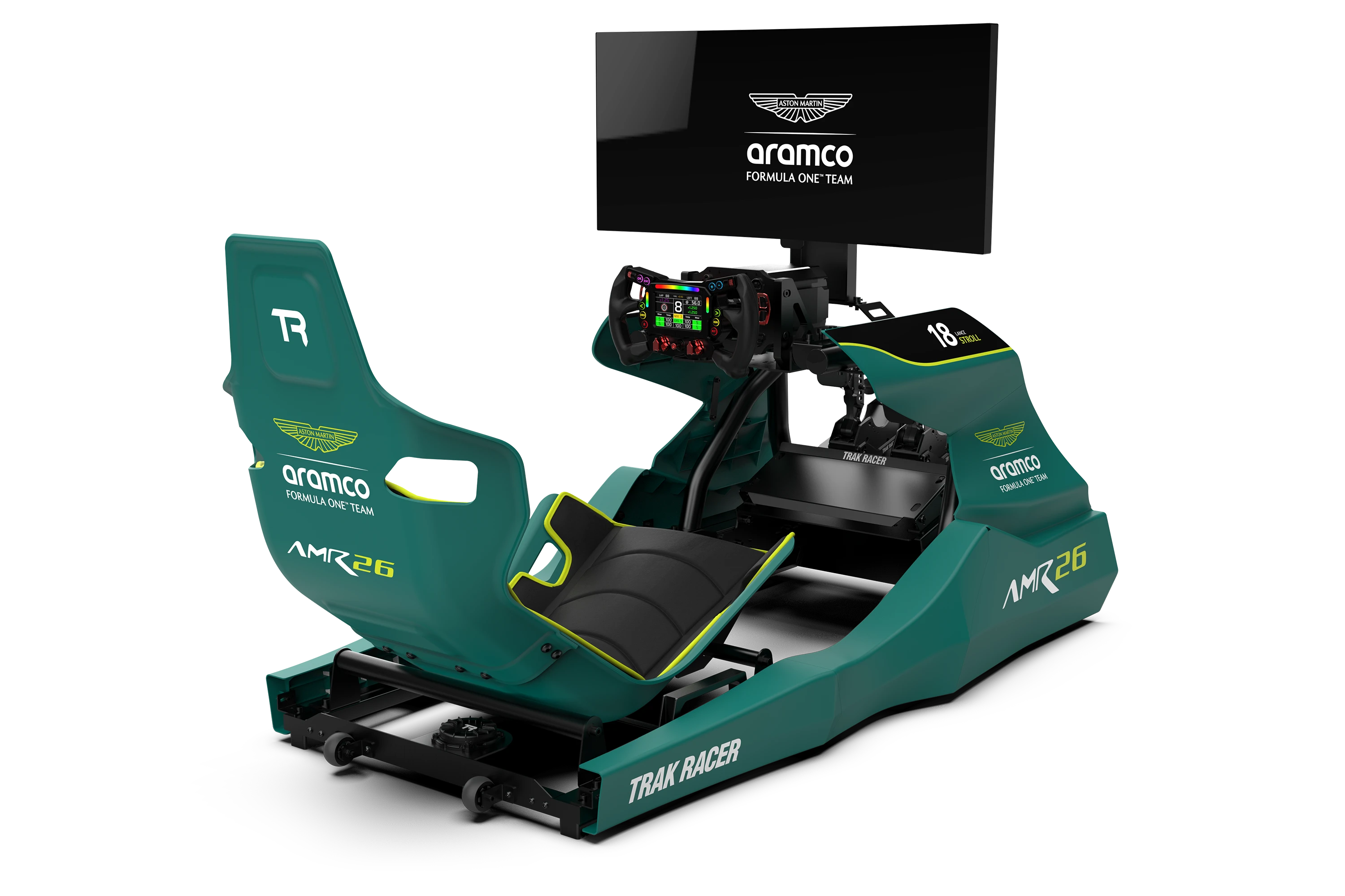 trak-racer-aston-martin-aramco-amr26-racing-simulator-formel-cockpit image 2