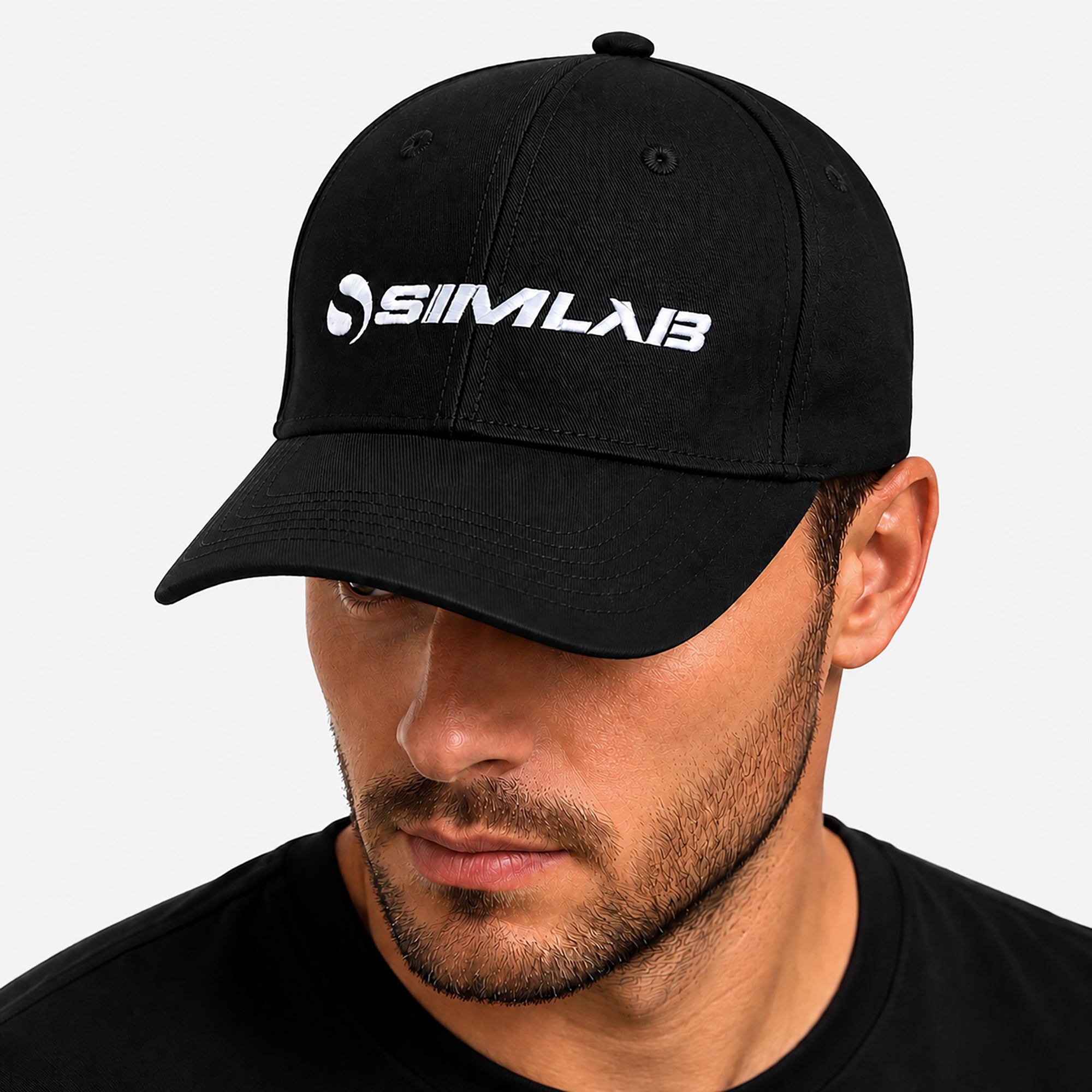 sim-lab-cap-basecap-mit-sticklogo-verstellbar image 3