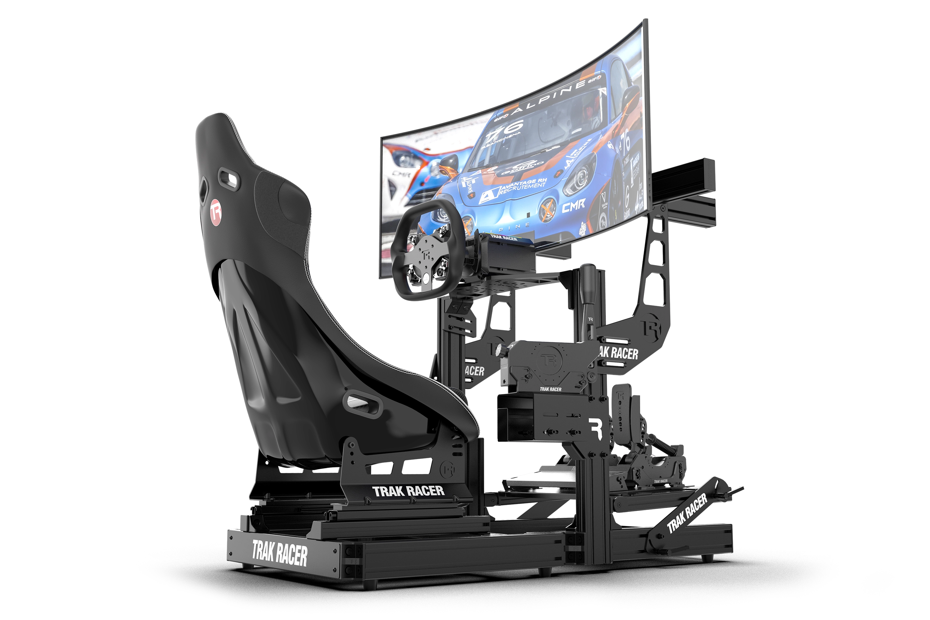 trak-racer-tr80s-racing-simulator-aluminium-sim-racing-cockpit image 1