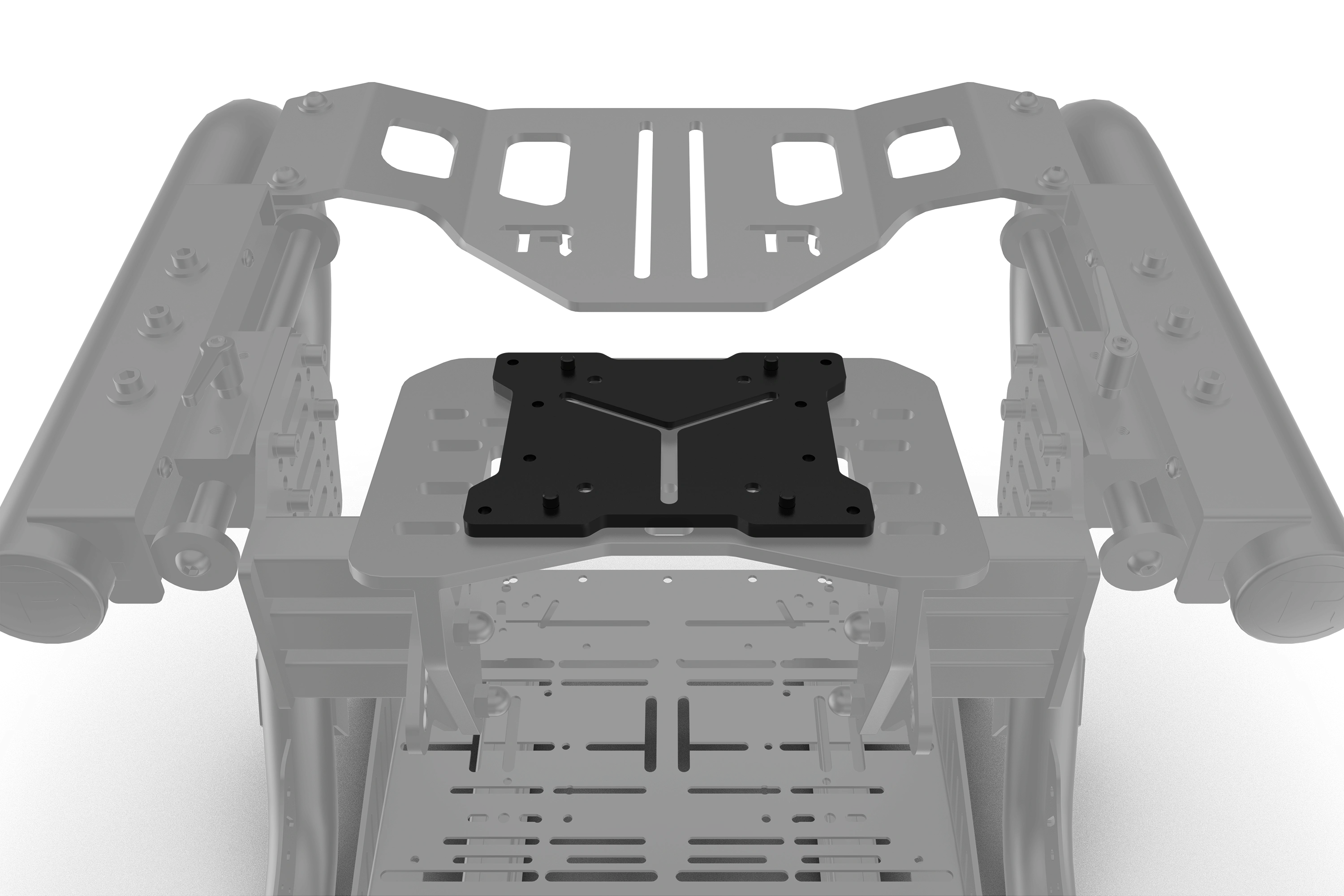 trak-racer-tr-one-wheel-mount-platten-adapter-f-r-asetek-wheelbases image 1