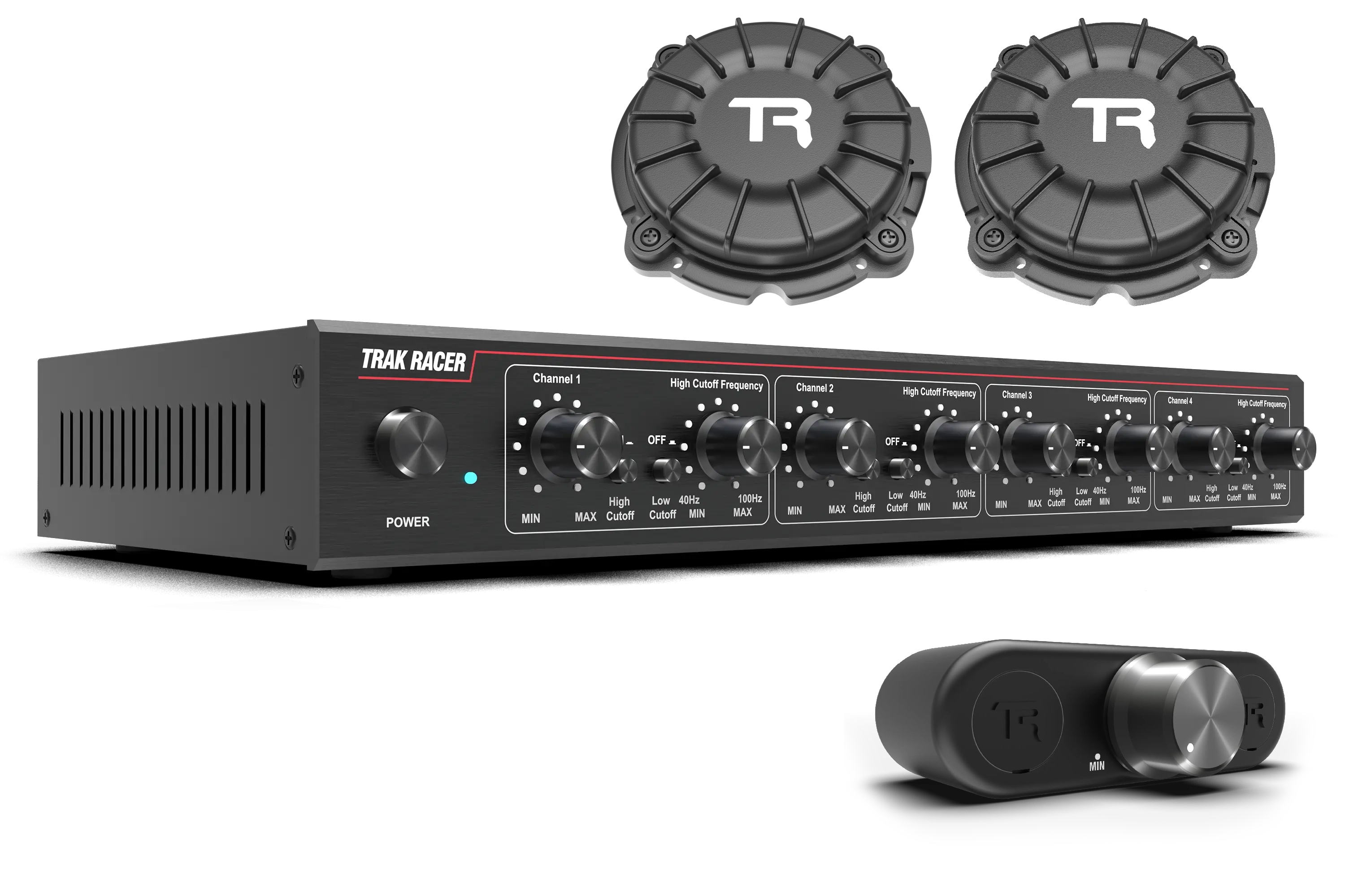 trak-racer-4ch-40w-class-d-verst-rker-mit-2-bass-shakern-low-frequency-kit image 1