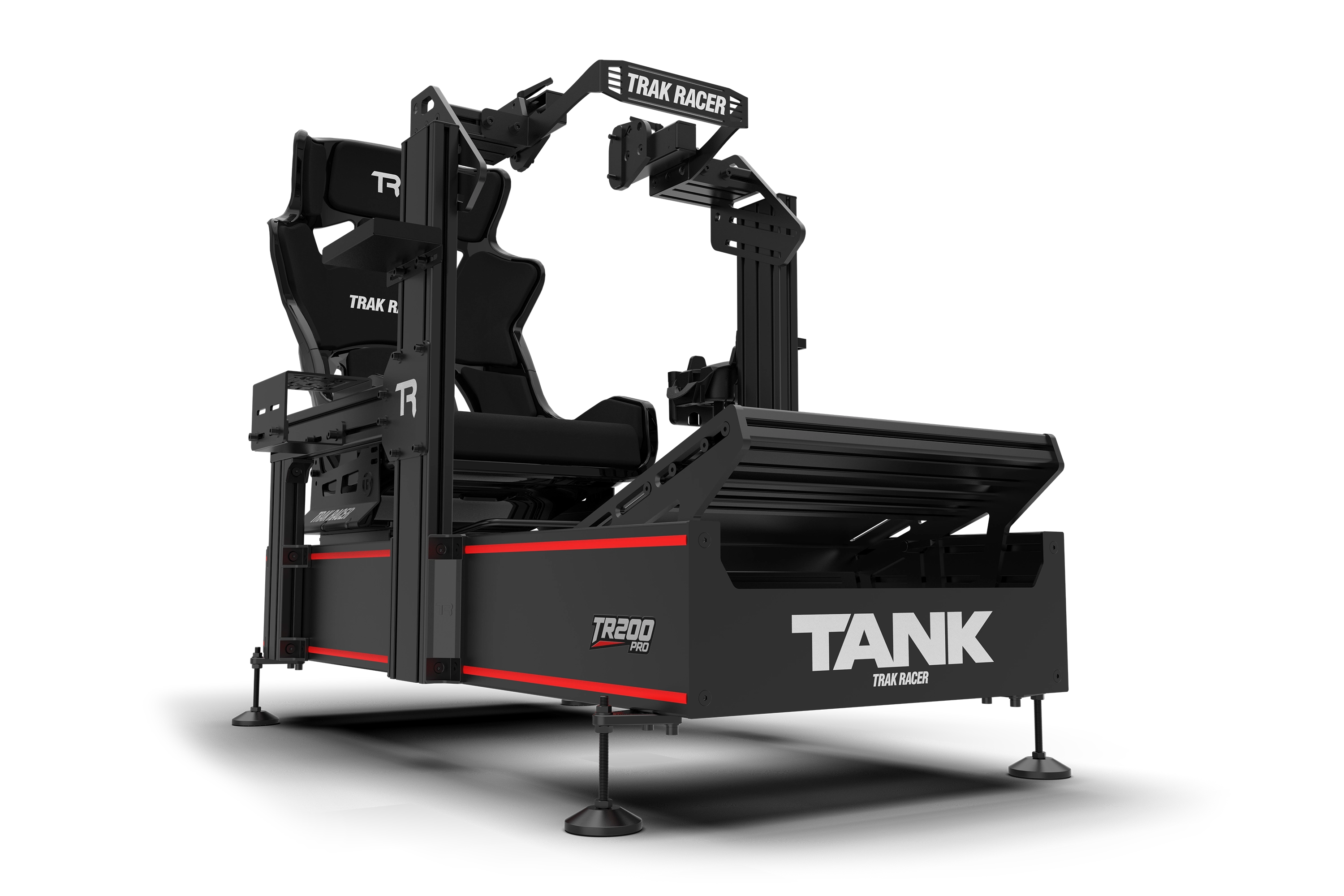 trak-racer-tr200-pro-tank-racing-simulator-cockpit-200-mm-alu-rahmen image 2