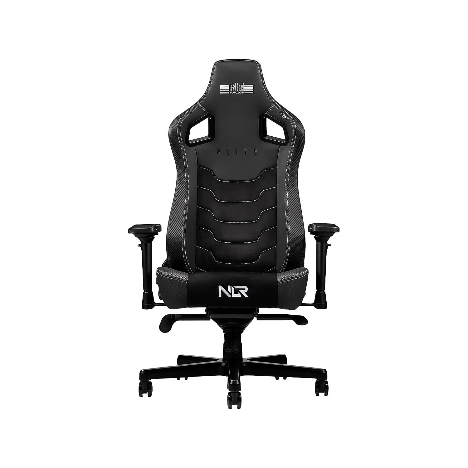 next-level-racing-elite-gaming-chair-black-leather-suede-edition-gaming-sitz image 1