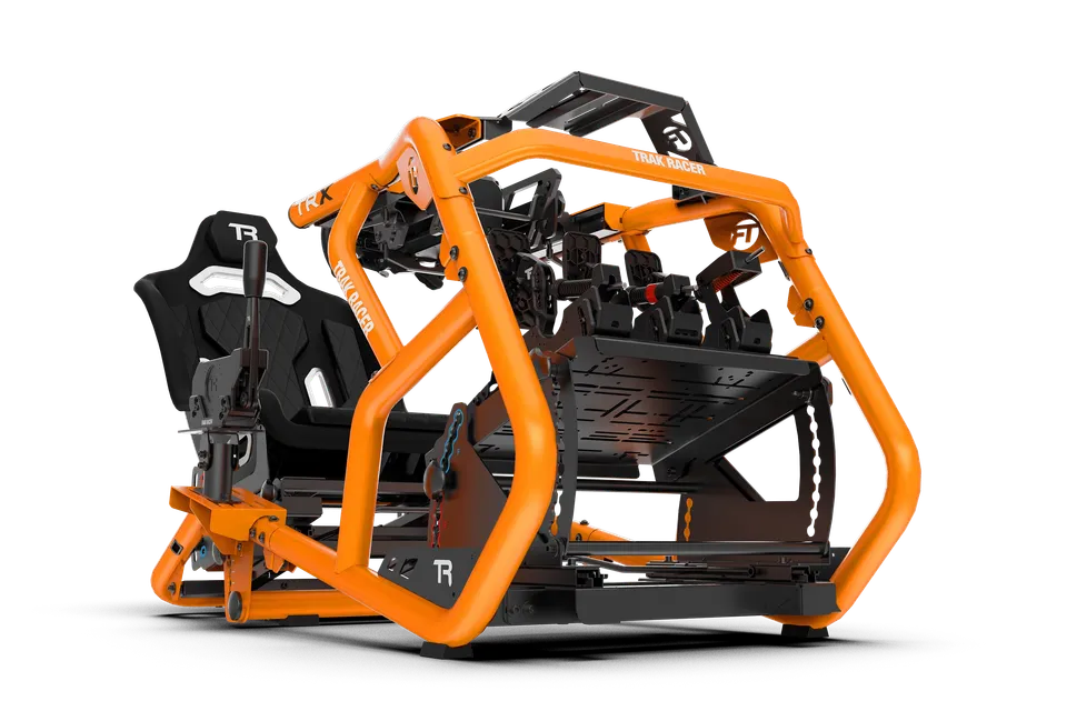 trak-racer-racing-trx-sunset-orange-rennsimulator-cockpit-gestell image 1