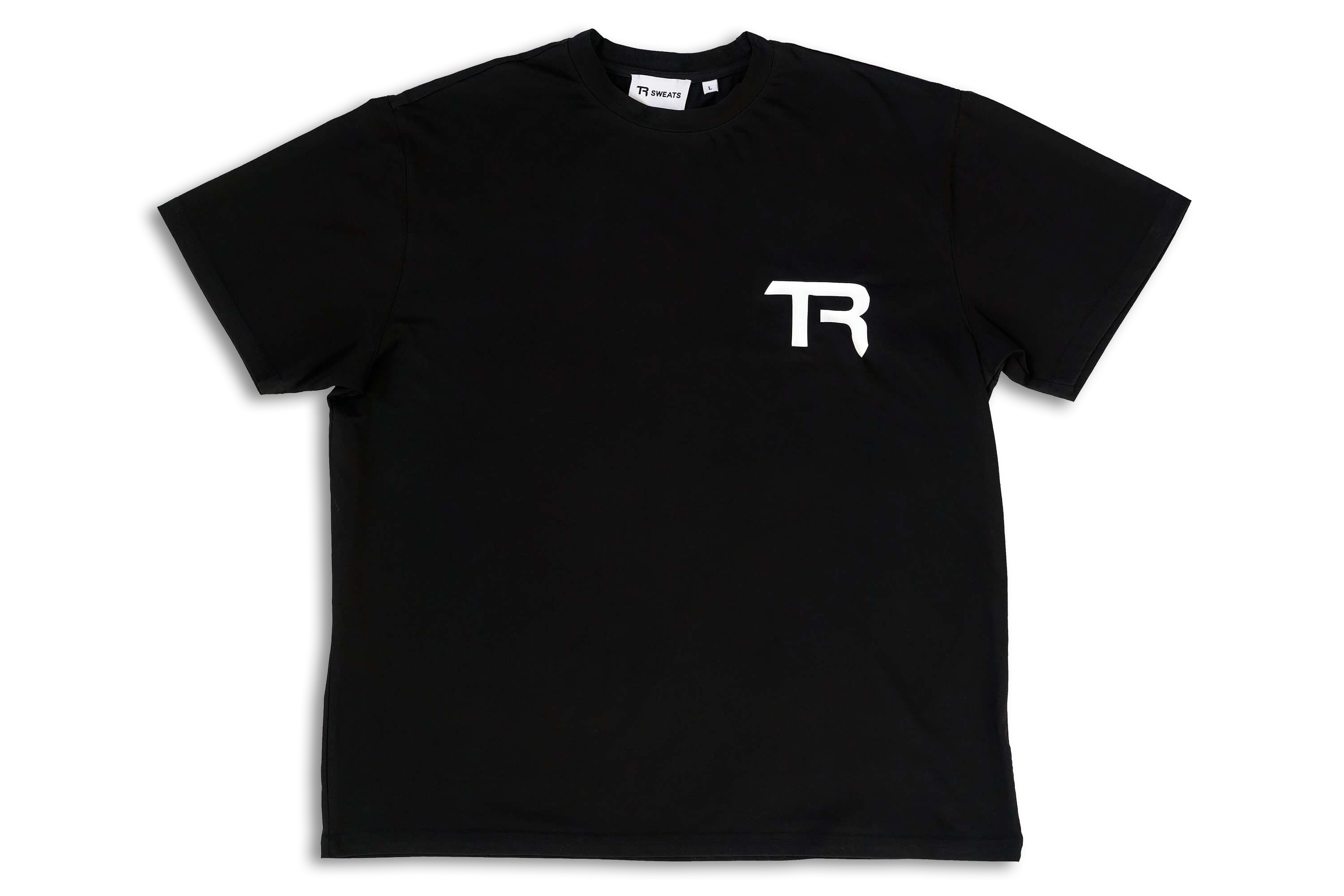 trak-racer-tr-monogramm-baumwoll-t-shirt-schwarz-relaxed-fit image 1