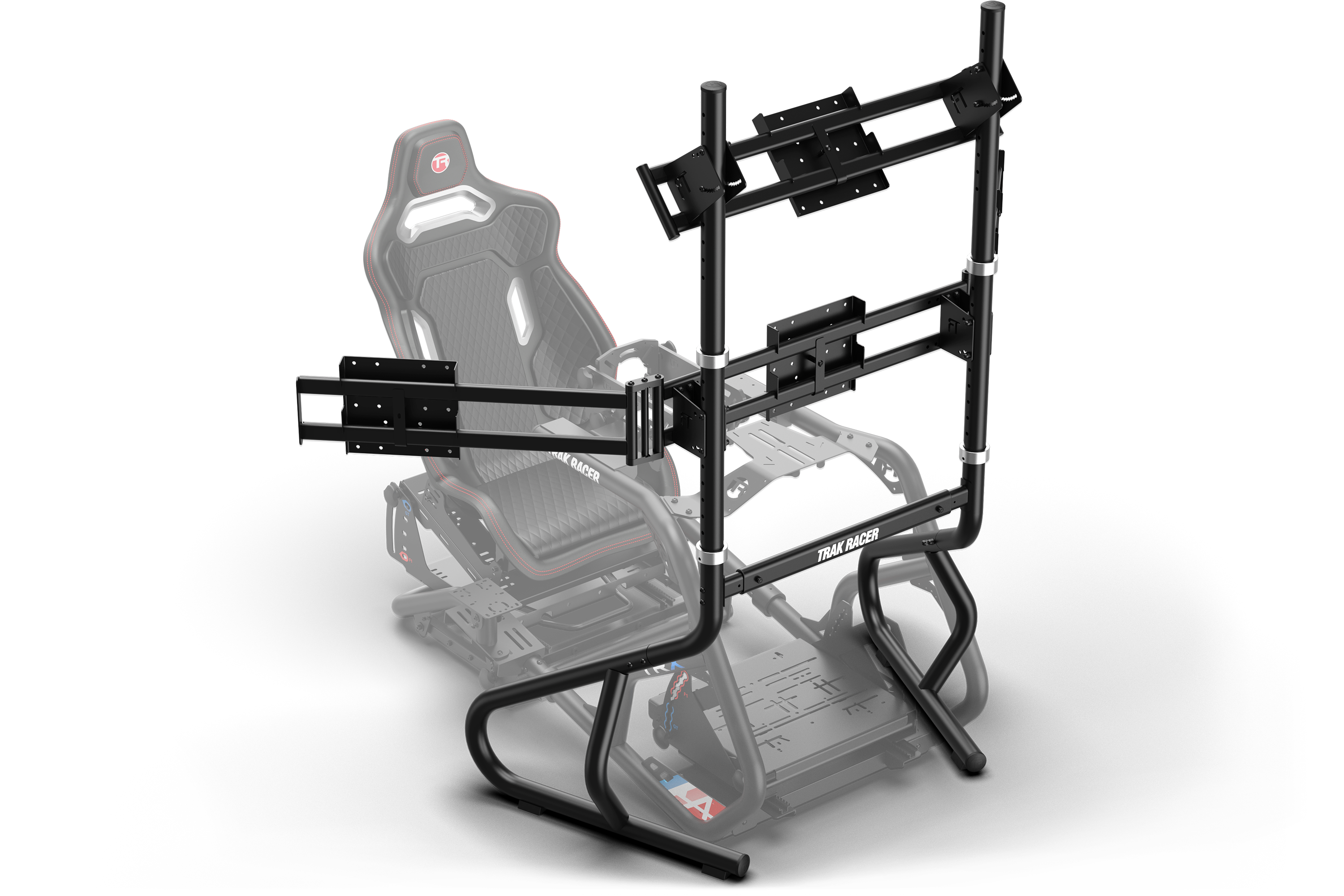trak-racer-freestanding-quad-monitor-stand-f-r-4-monitore-sim-racing-flight-sim image 2