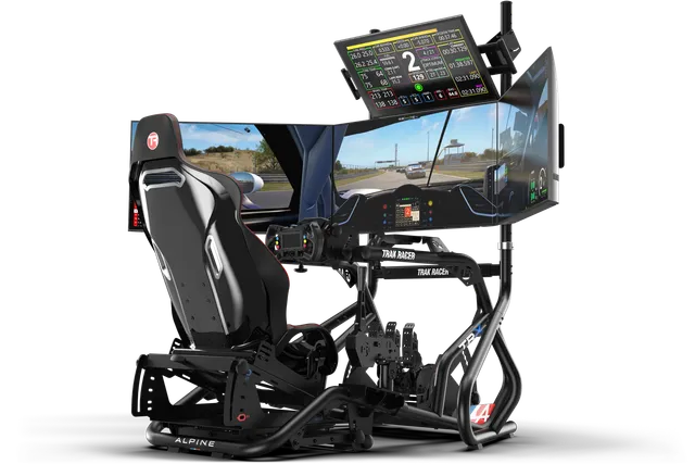 trak-racer-freestanding-quad-monitor-stand-f-r-4-monitore-sim-racing-flight-sim image 1