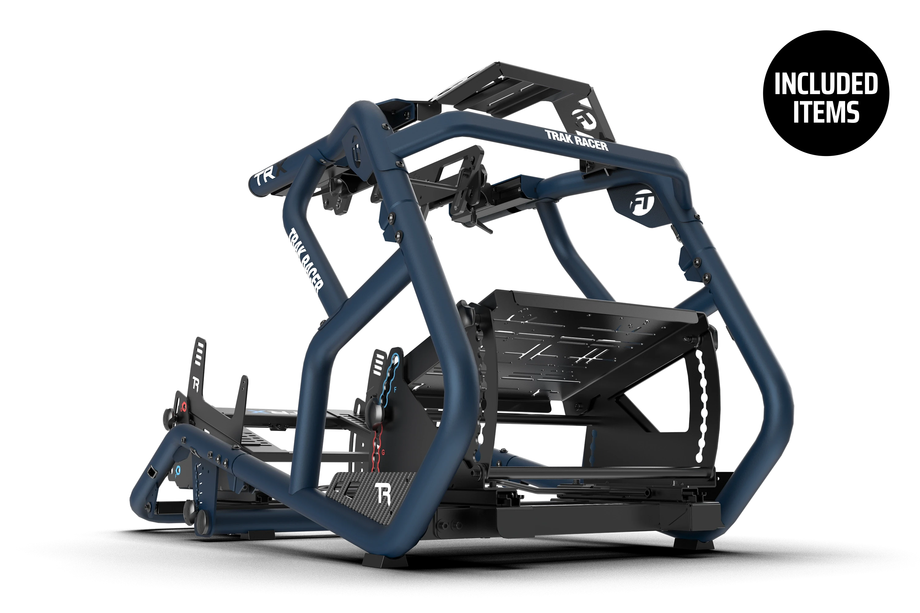 trak-racer-racing-trx-bull-blue-rennsimulator-cockpit-gestell image 2