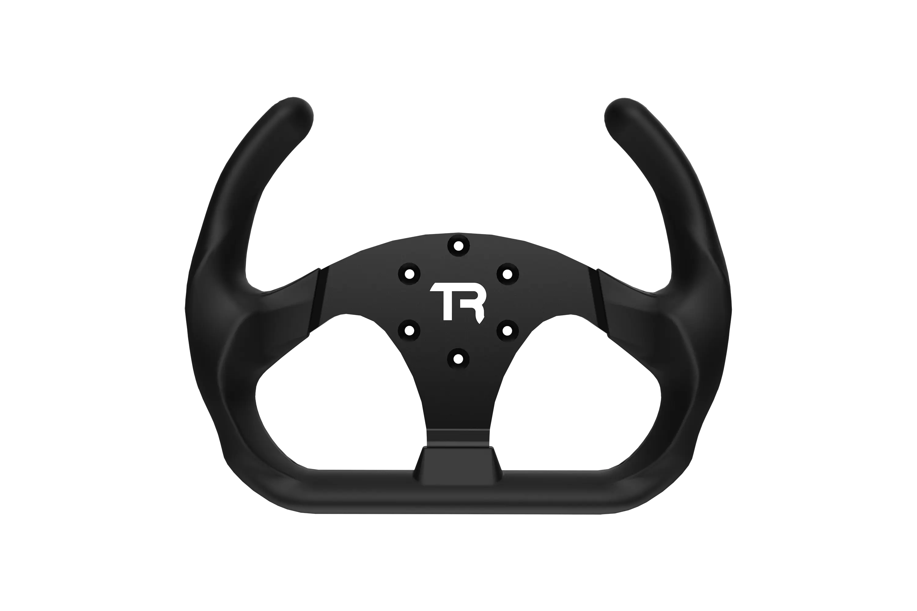 trak-racer-330mm-open-gt-sim-racing-lenkrad-flat-bottom-alu-mit-silikongriffen image 1