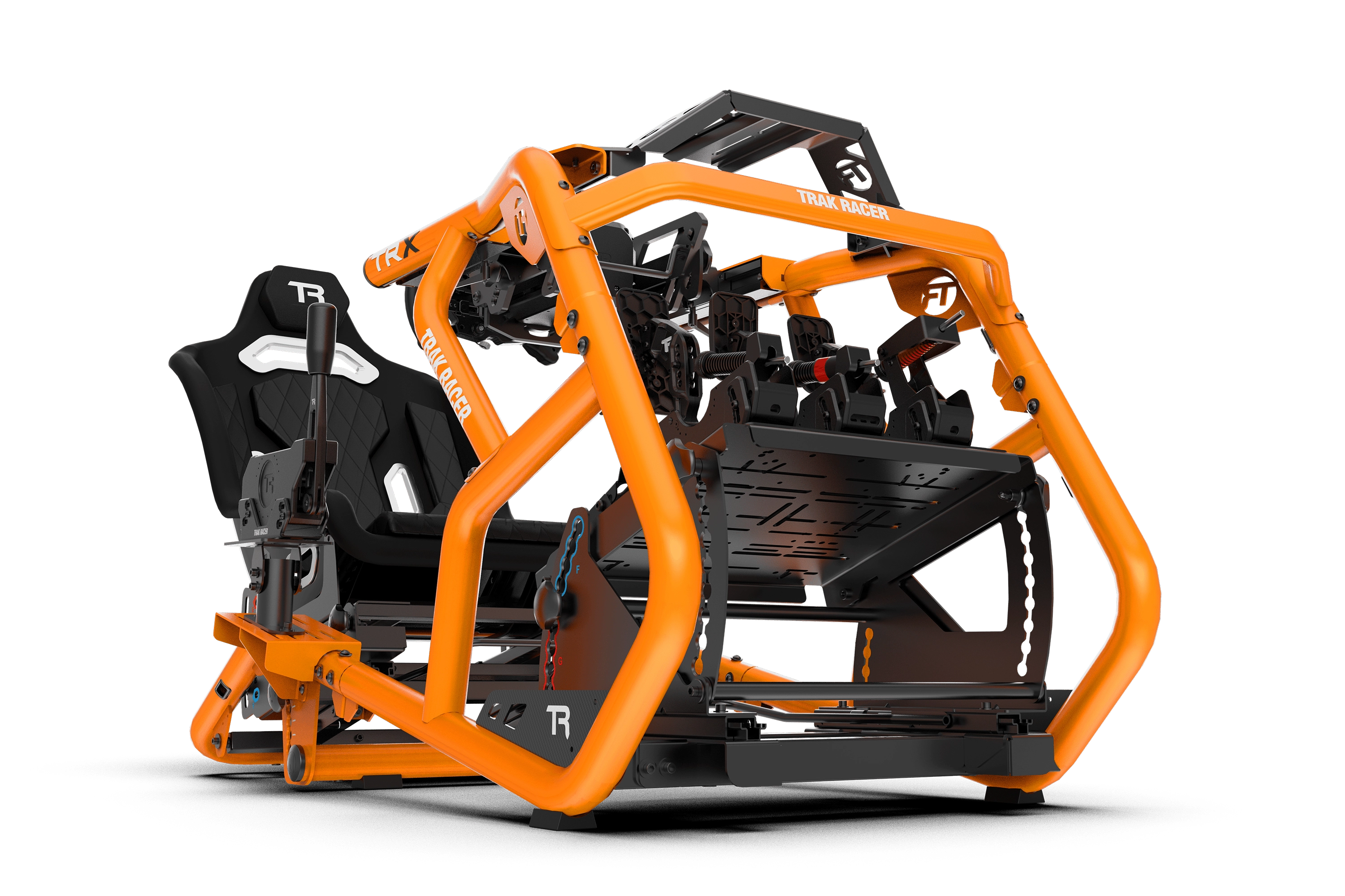trak-racer-racing-trx-sunset-orange-rennsimulator-cockpit-gestell image 1