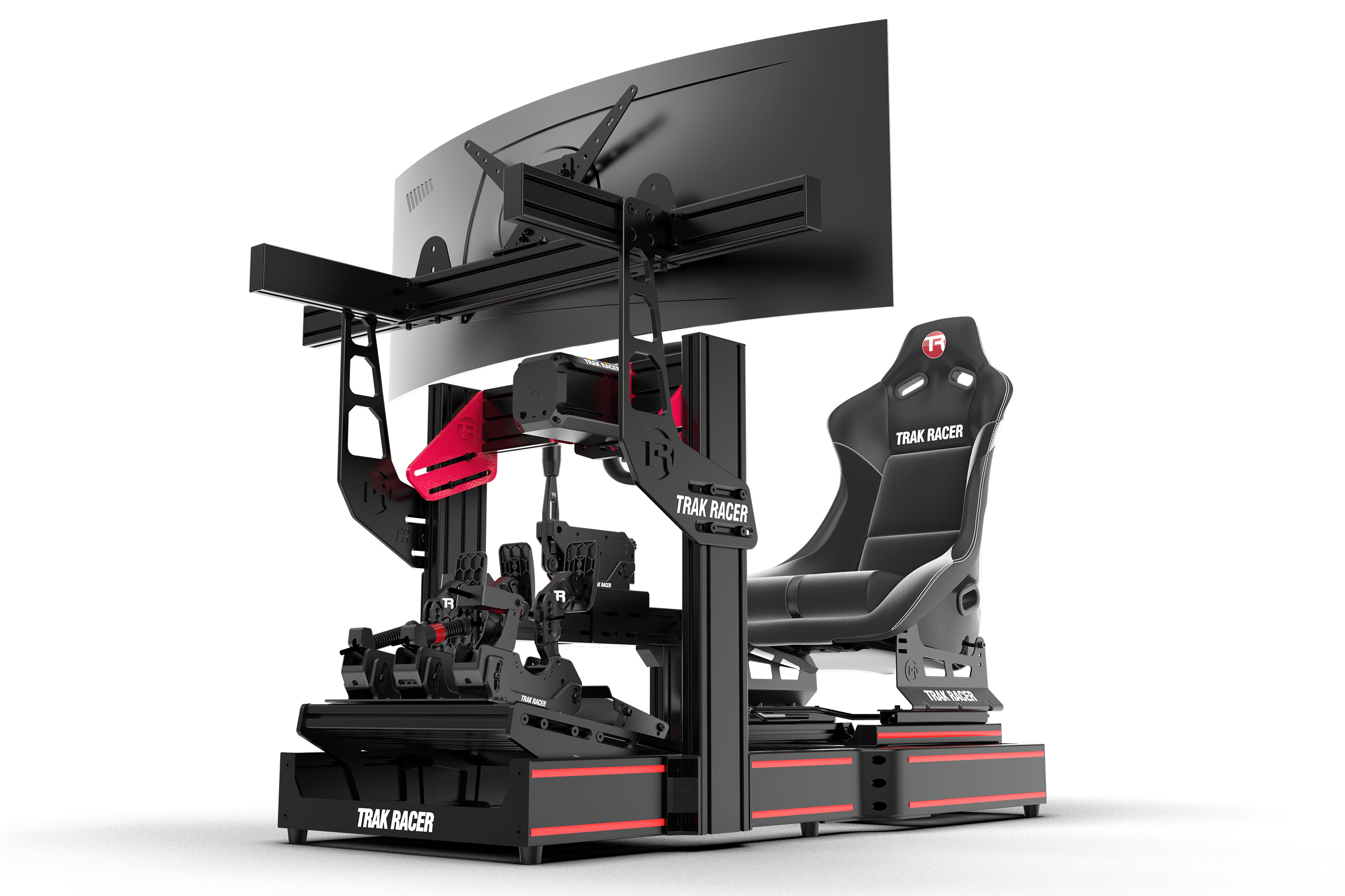 trak-racer-tr120s-v2-racing-simulator-mit-sitzschienen-kit image 1