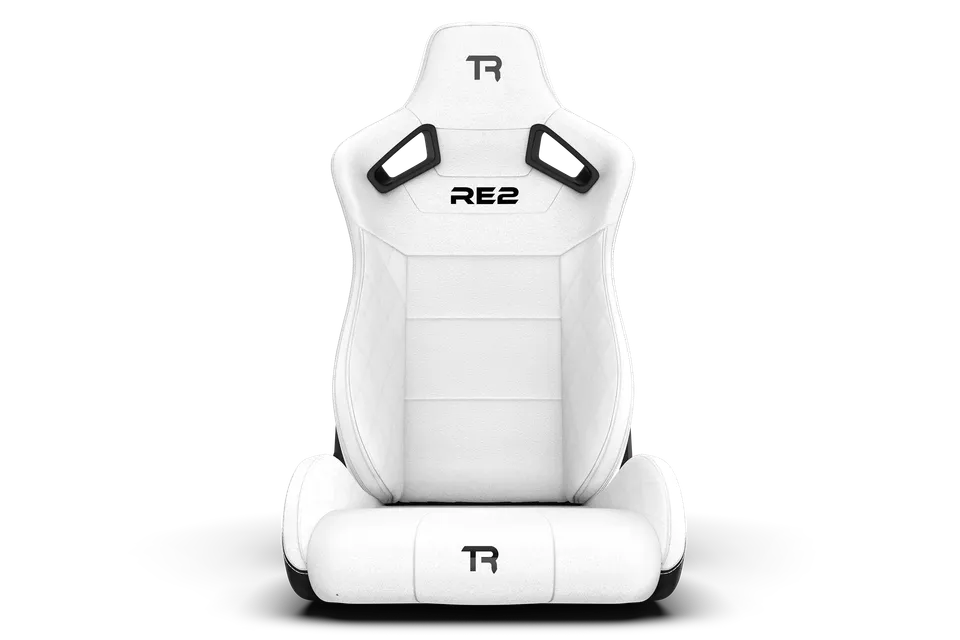 trak-racer-re2-dual-lock-reclining-sim-racing-sitz-wei-diamantnaht-kunstleder image 1