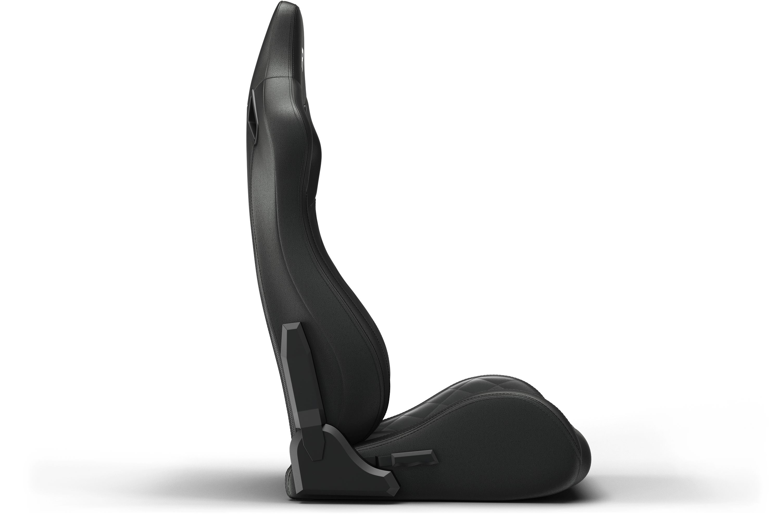trak-racer-recliner-sim-racing-sitz-diamant-steppung-leder-optik-schwarz image 2