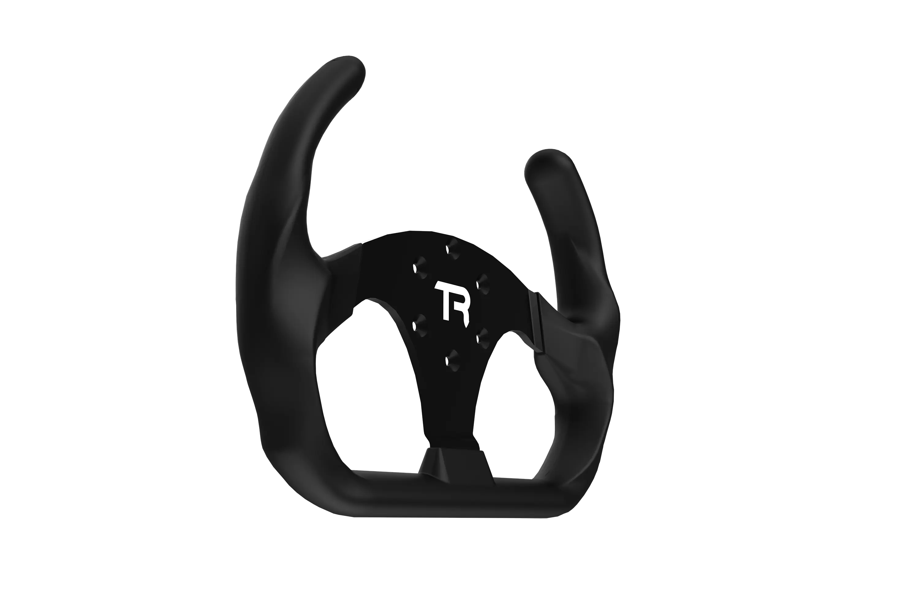 trak-racer-330mm-open-gt-sim-racing-lenkrad-flat-bottom-alu-mit-silikongriffen image 2
