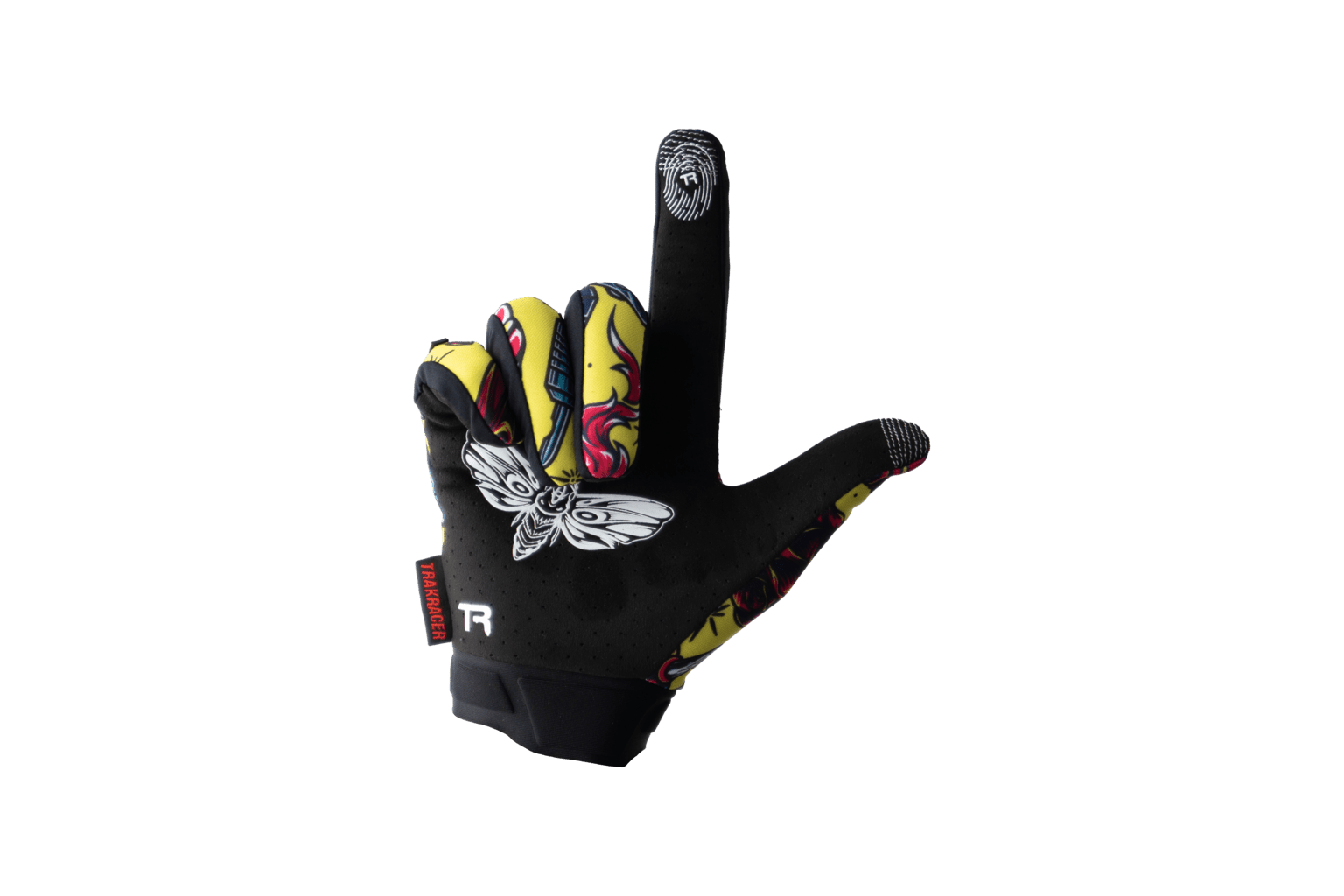 trak-racer-multi-use-sim-racing-handschuhe-gelb image 2