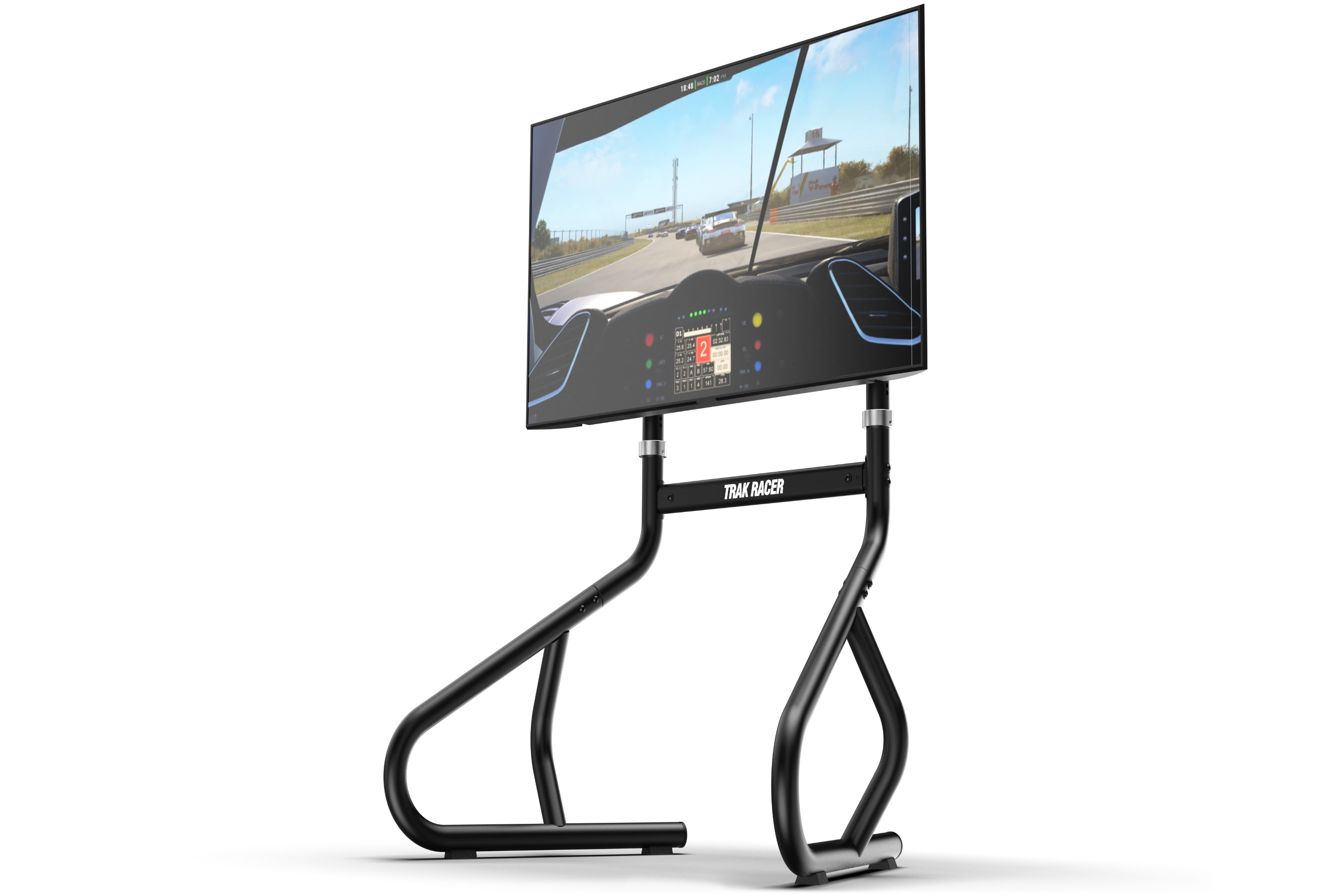 trak-racer-freestanding-single-monitor-stand-f-r-bis-zu-80-zoll-display image 2