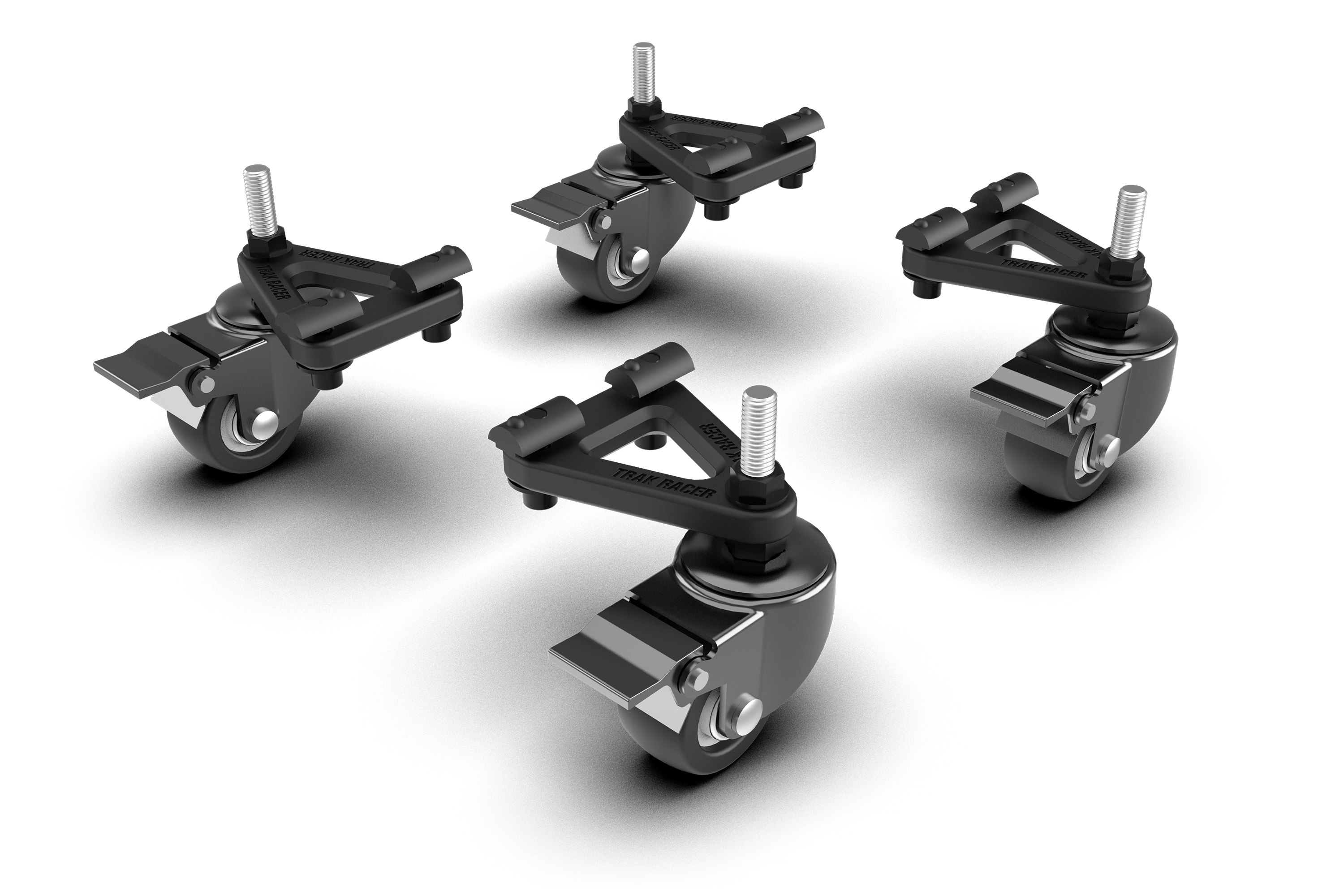 trak-racer-commercial-grade-caster-wheels-mit-bremse-rollen-set-4-st-ck image 1