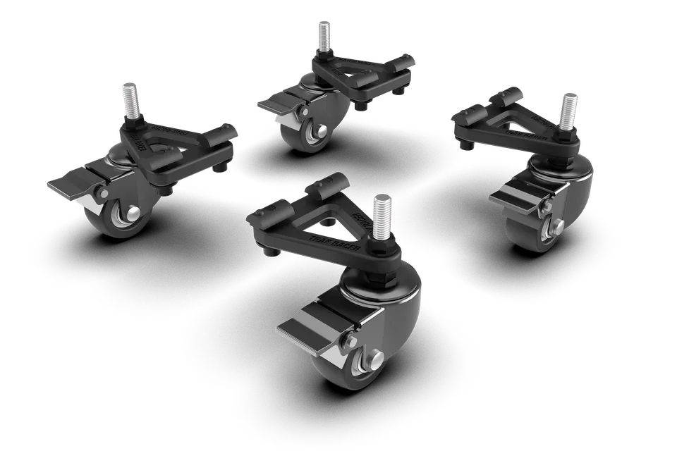 trak-racer-commercial-grade-caster-wheels-mit-bremse-rollen-set-4-st-ck image 1