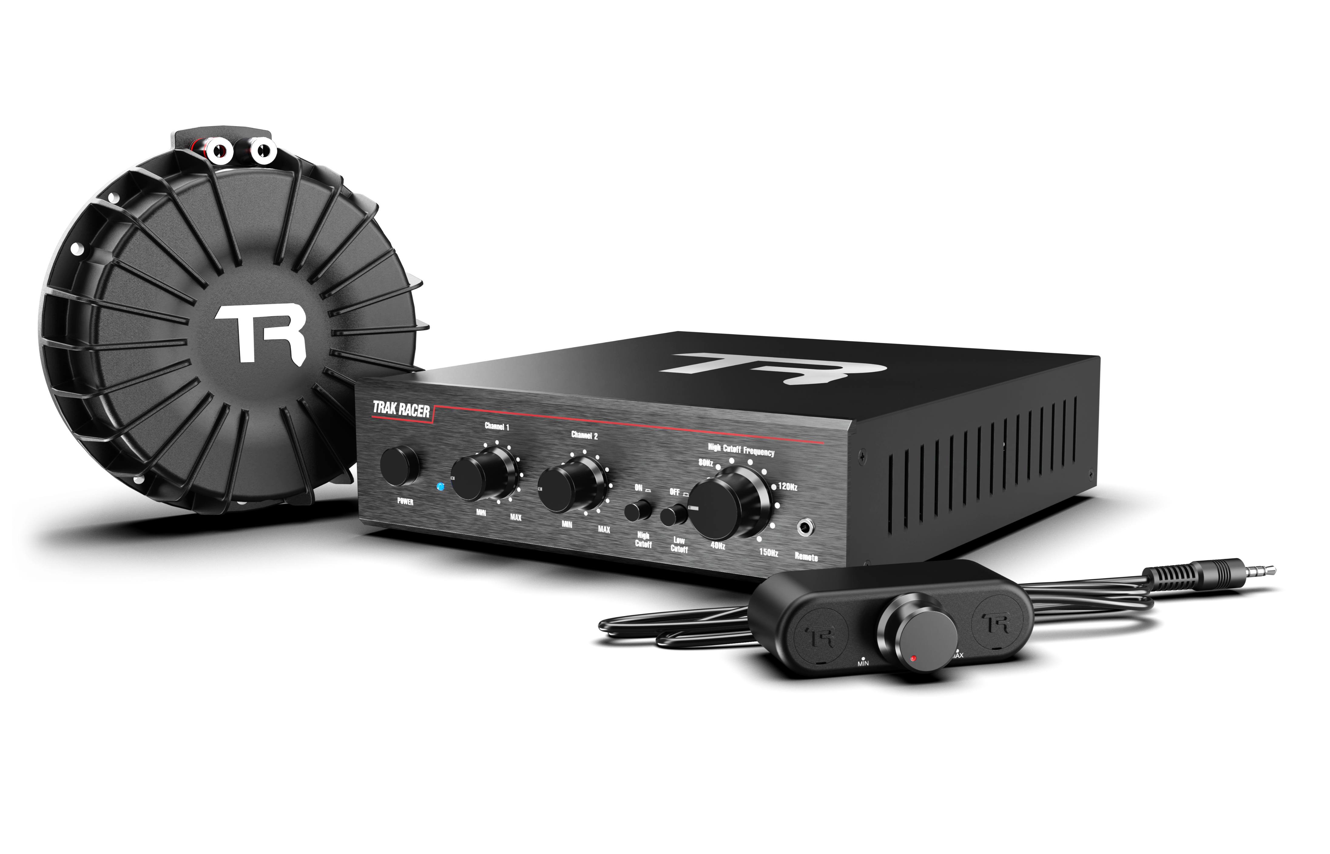 trak-racer-v2-pro-2ch-200w-class-d-verst-rker-bass-shaker-kit-mit-rig-mount image 2