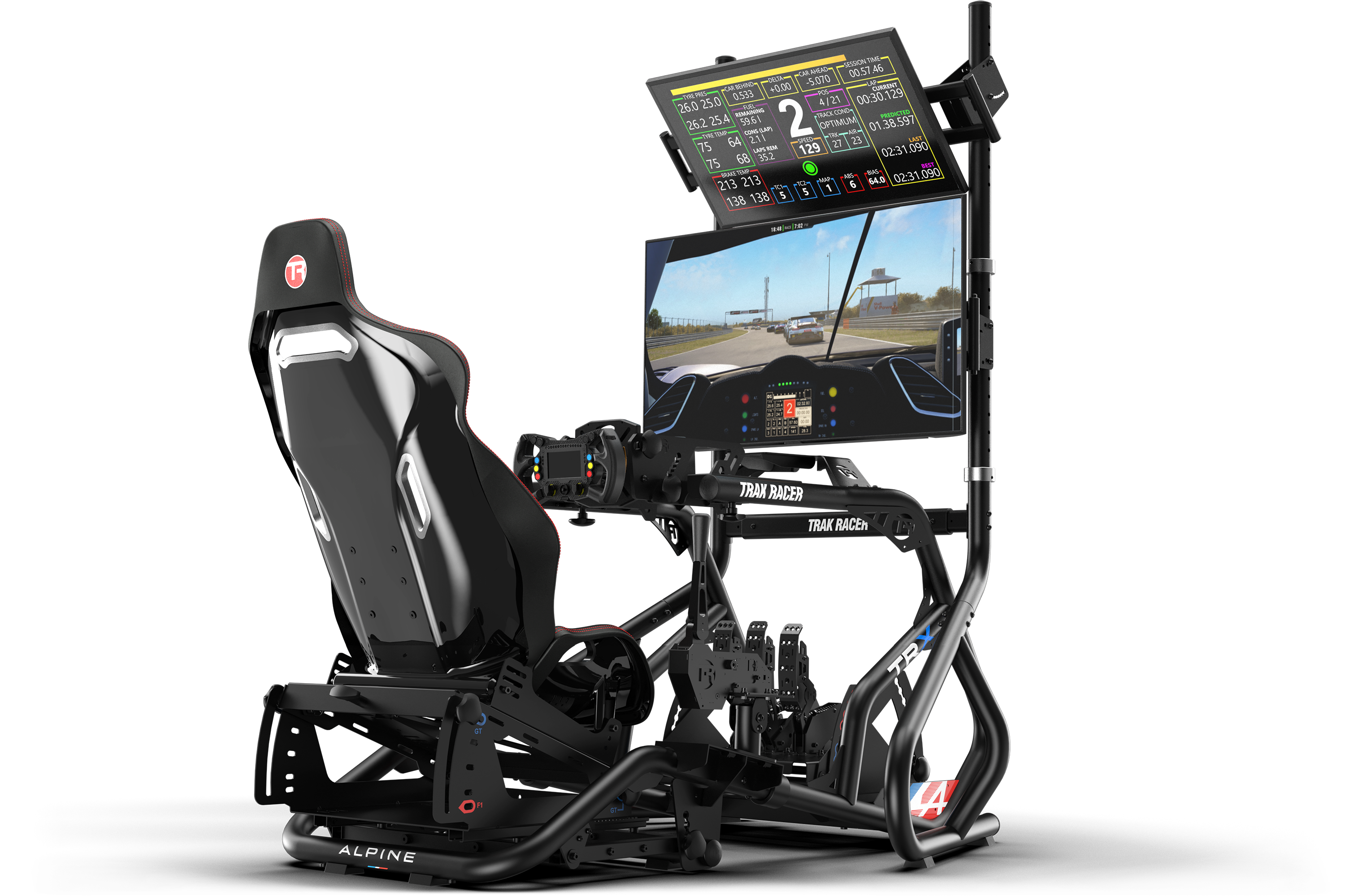 trak-racer-freestanding-dual-monitor-stand-2-monitore-bis-80-erweiterbar-auf-tri image 1