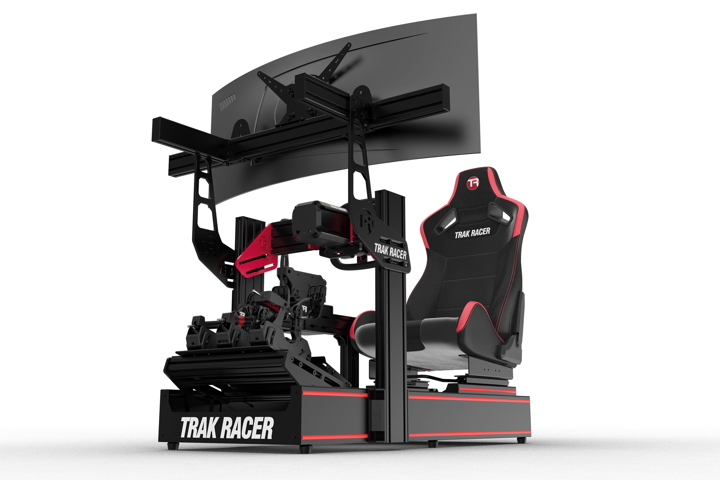 trak-racer-tr160-v5-racing-simulator-cockpit-mit-sitzschienen image 1