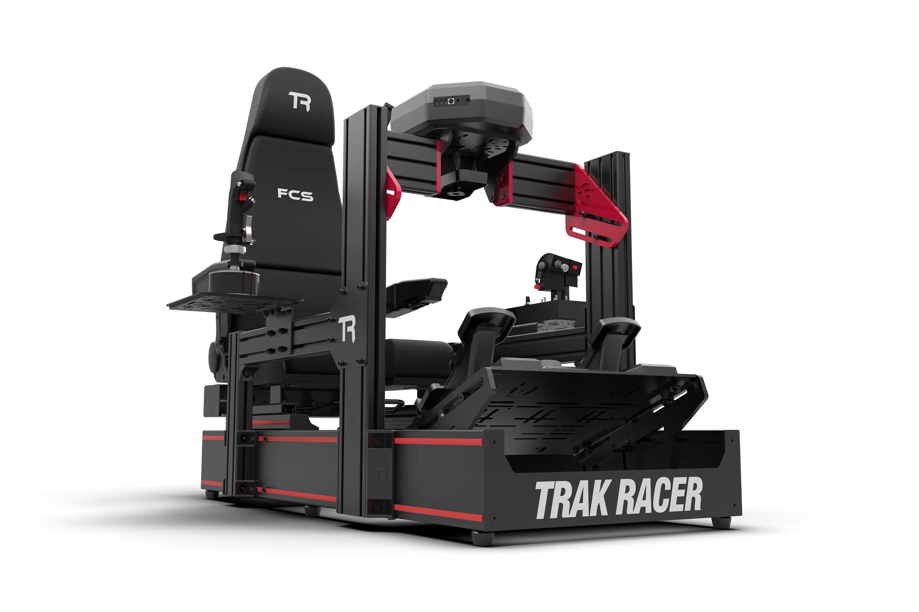 trak-racer-tr160-flight-cockpit-mit-flight-seat-alu-profil-simulator image 2