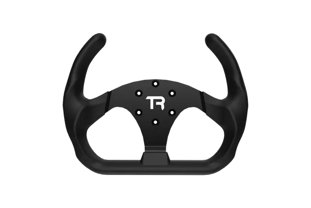 trak-racer-330mm-open-gt-sim-racing-lenkrad-flat-bottom-alu-mit-silikongriffen image 1