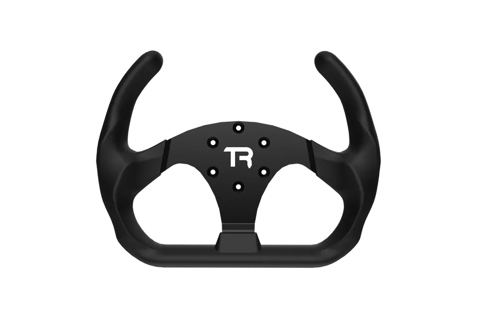 trak-racer-330mm-open-gt-sim-racing-lenkrad-flat-bottom-alu-mit-silikongriffen image 1