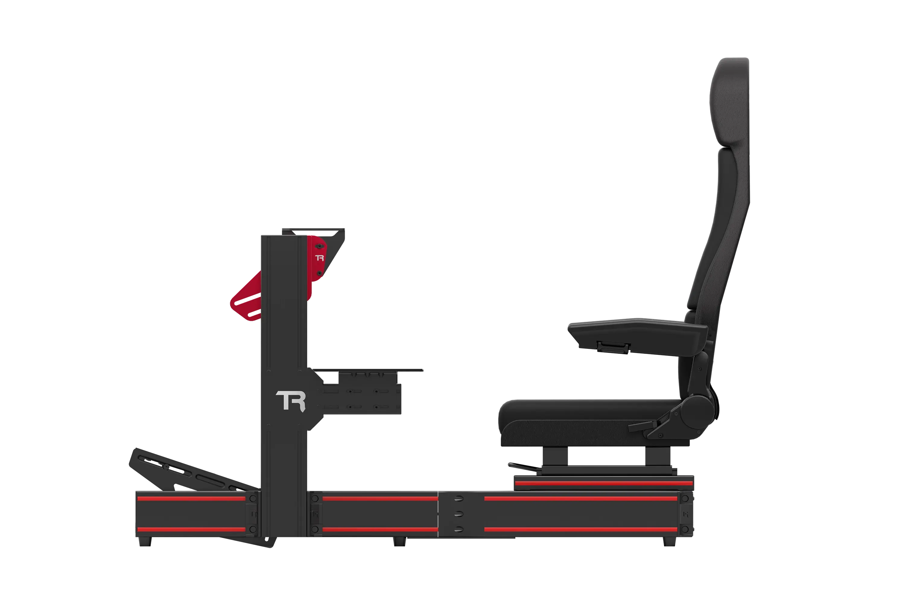 trak-racer-tr120s-flight-cockpit-mit-flight-sitz-aluminium-profil image 6