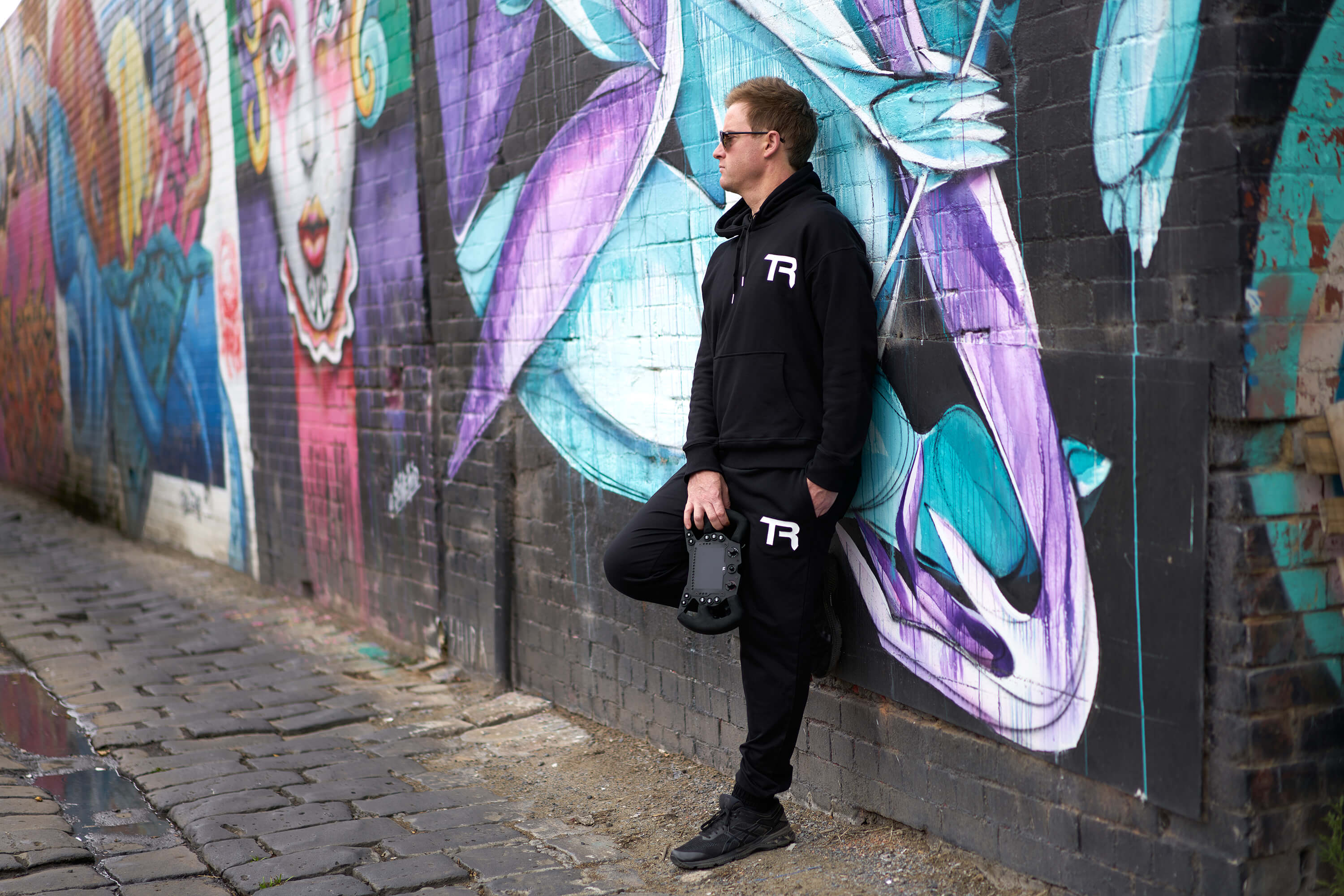 trak-racer-tr-monogrammed-cotton-hoodie-kapuzenpullover-schwarz image 7