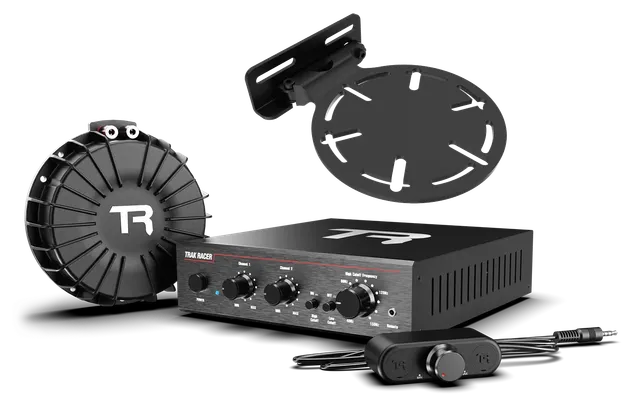 trak-racer-v2-pro-2ch-200w-class-d-verst-rker-bass-shaker-kit-mit-rig-mount image 1