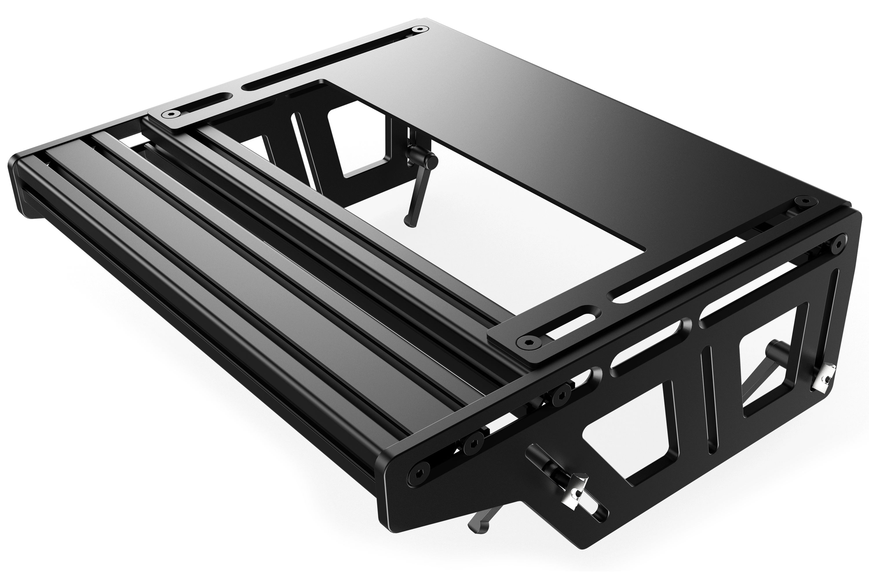 trak-racer-tr-one-adjustable-gen2-pedal-mount-system-mit-profil-und-heel-rest image 2