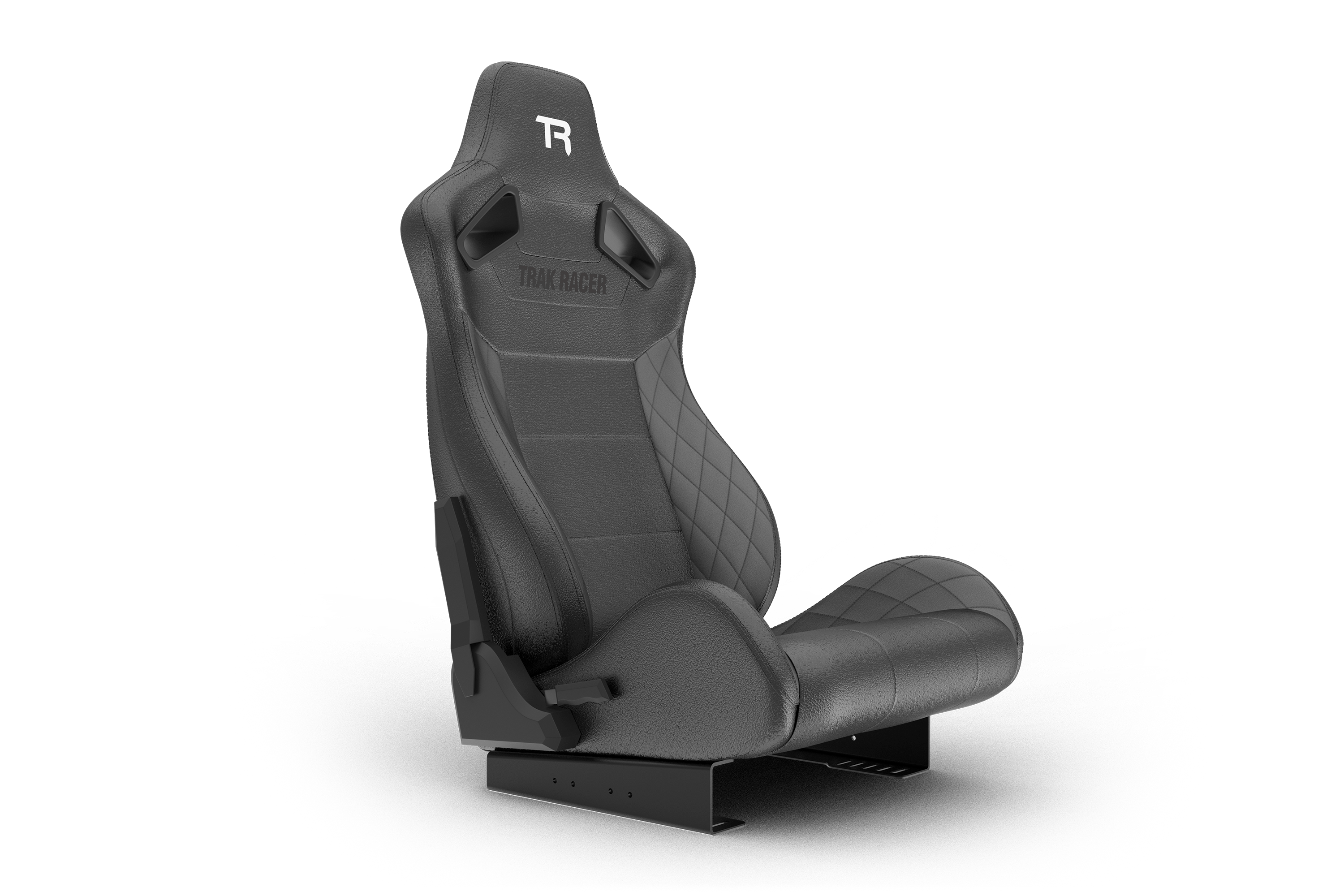 trak-racer-recliner-sim-racing-sitz-diamant-steppung-leder-optik-schwarz image 7