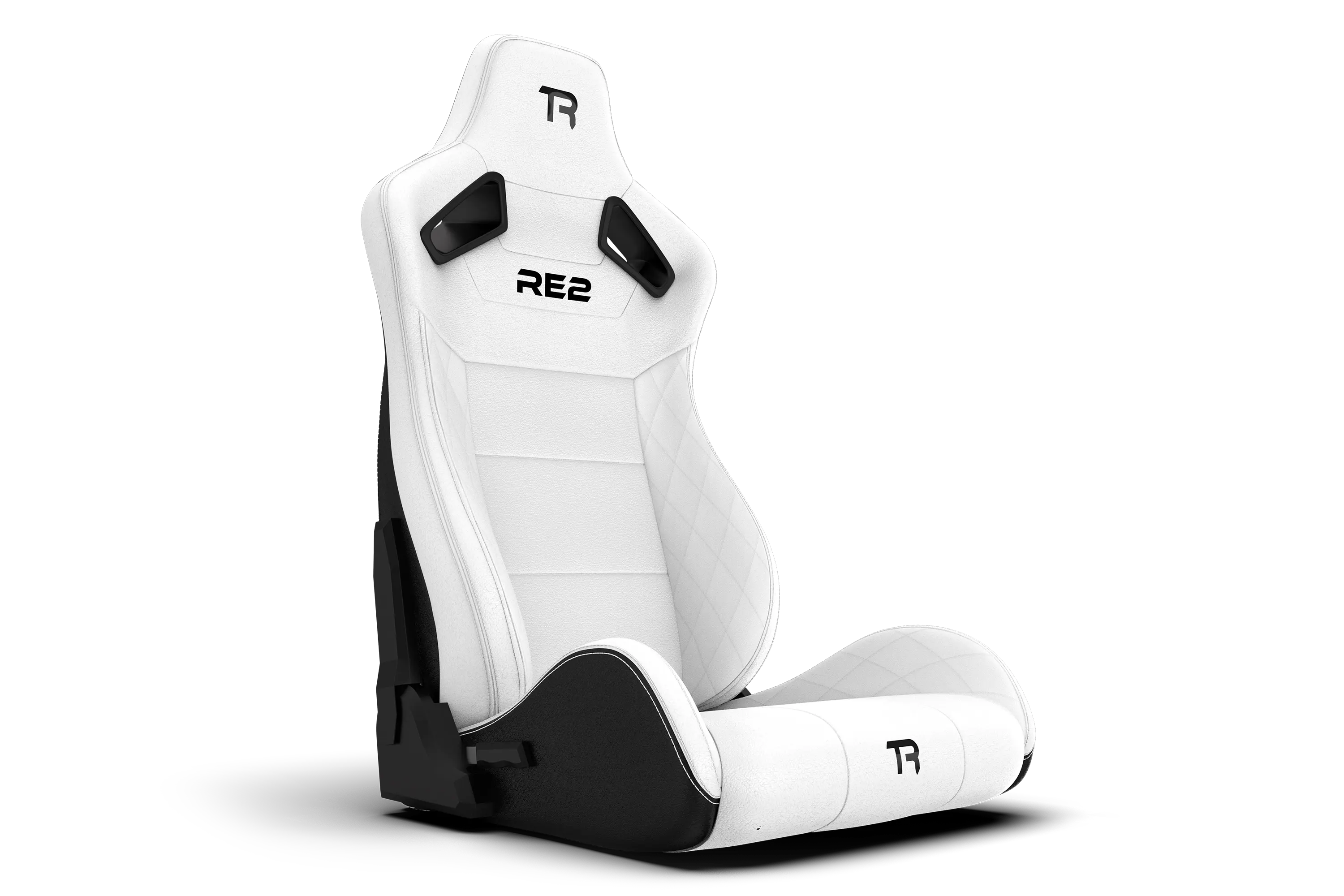 trak-racer-re2-dual-lock-reclining-sim-racing-sitz-wei-diamantnaht-kunstleder image 3