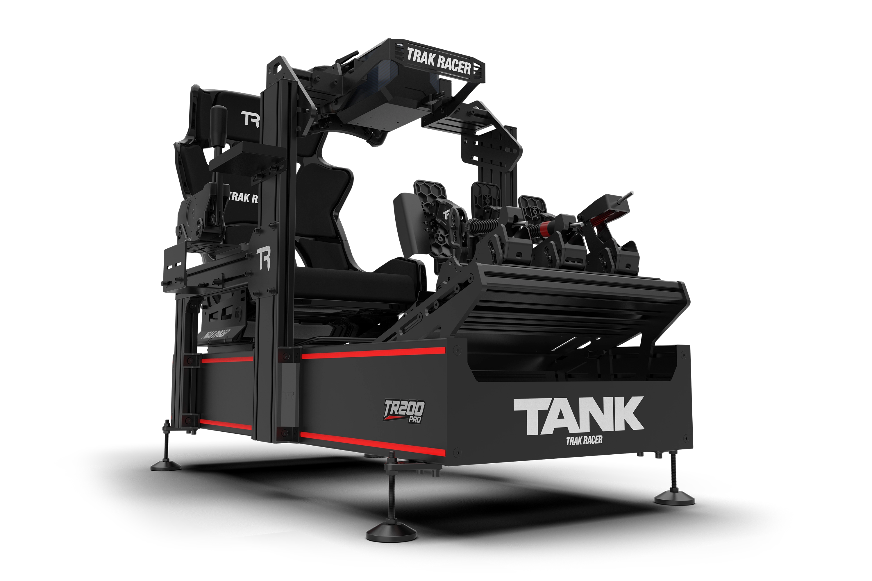 trak-racer-tr200-pro-tank-racing-simulator-cockpit-200-mm-alu-rahmen image 1