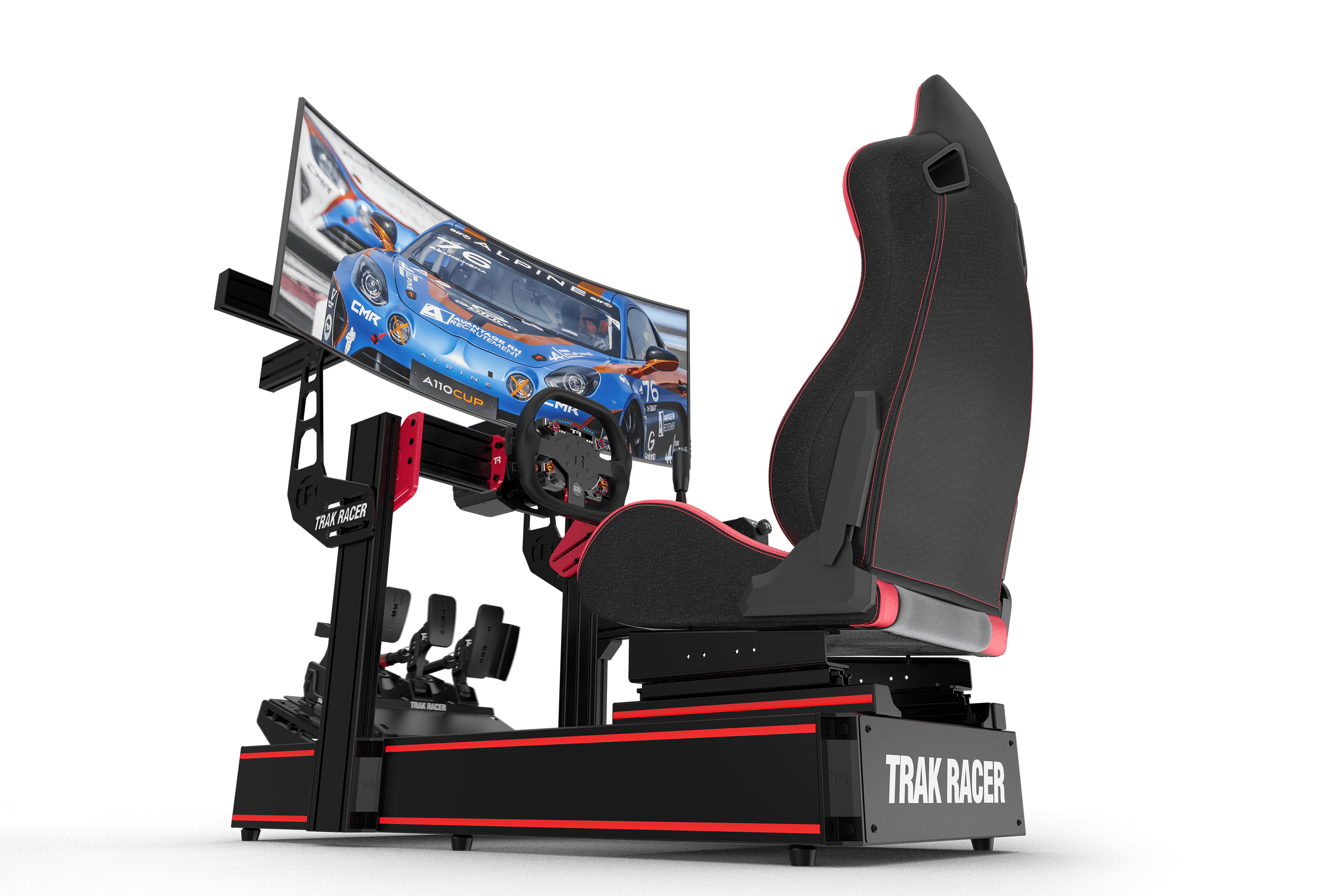 trak-racer-tr160-v5-racing-simulator-cockpit-mit-sitzschienen image 4