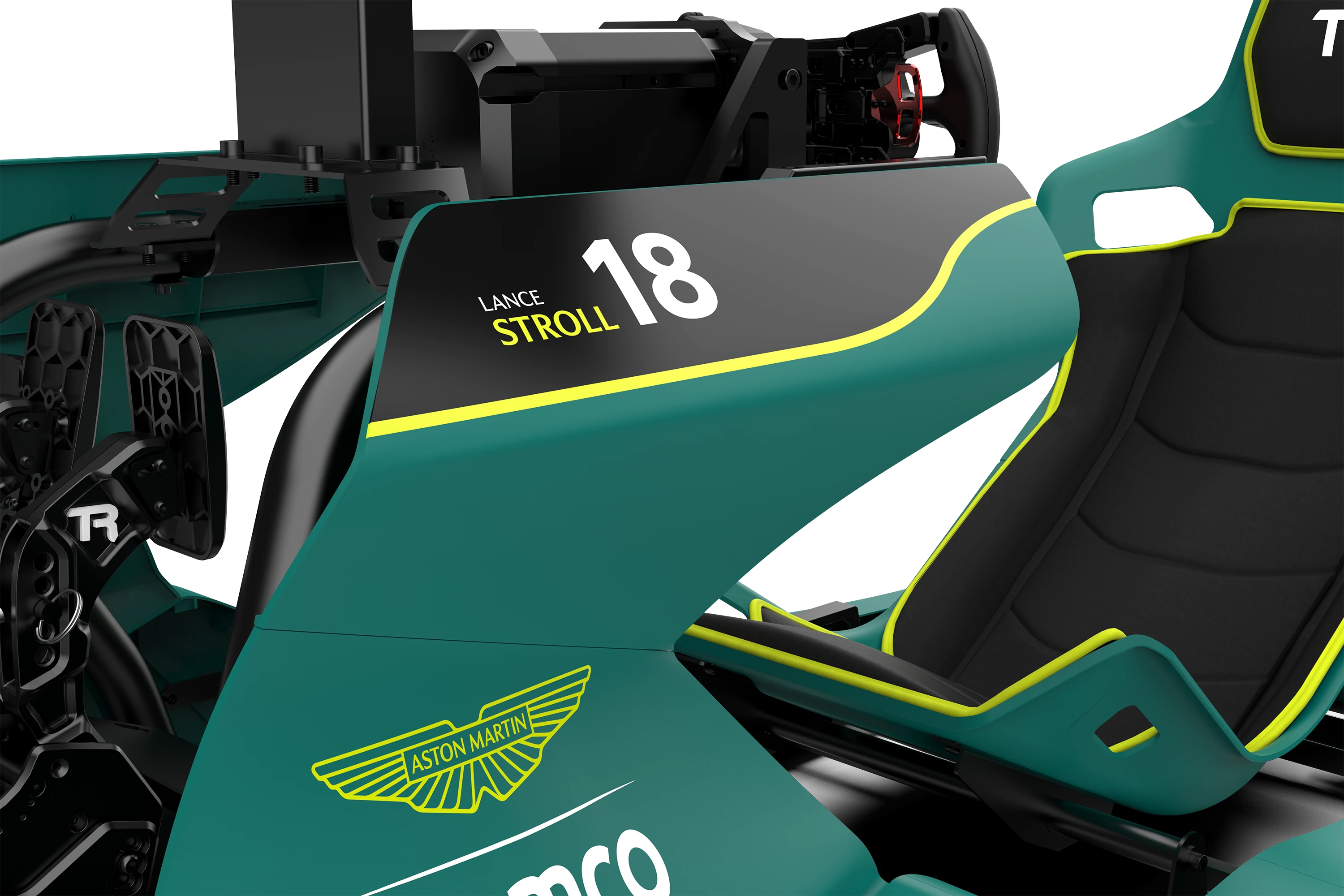 trak-racer-aston-martin-aramco-amr26-racing-simulator-formel-cockpit image 7