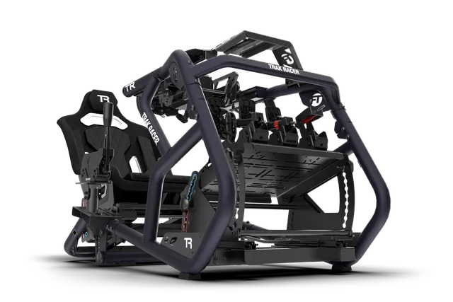 trak-racer-racing-trx-bull-blue-rennsimulator-cockpit-gestell image 1