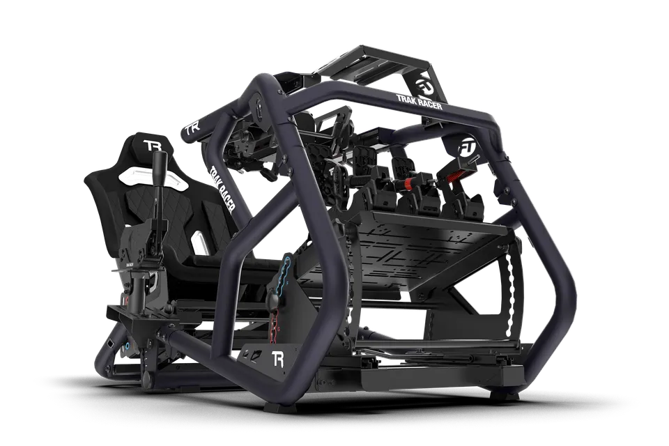 trak-racer-racing-trx-bull-blue-rennsimulator-cockpit-gestell image 1