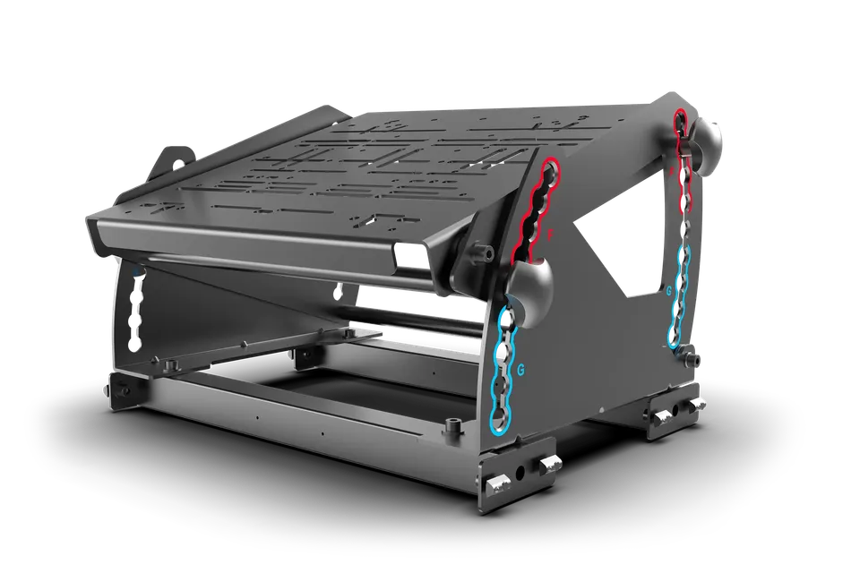 trak-racer-tool-free-pedal-mount-system-formula-gt-hybrid-f-r-extrusion-rigs image 1