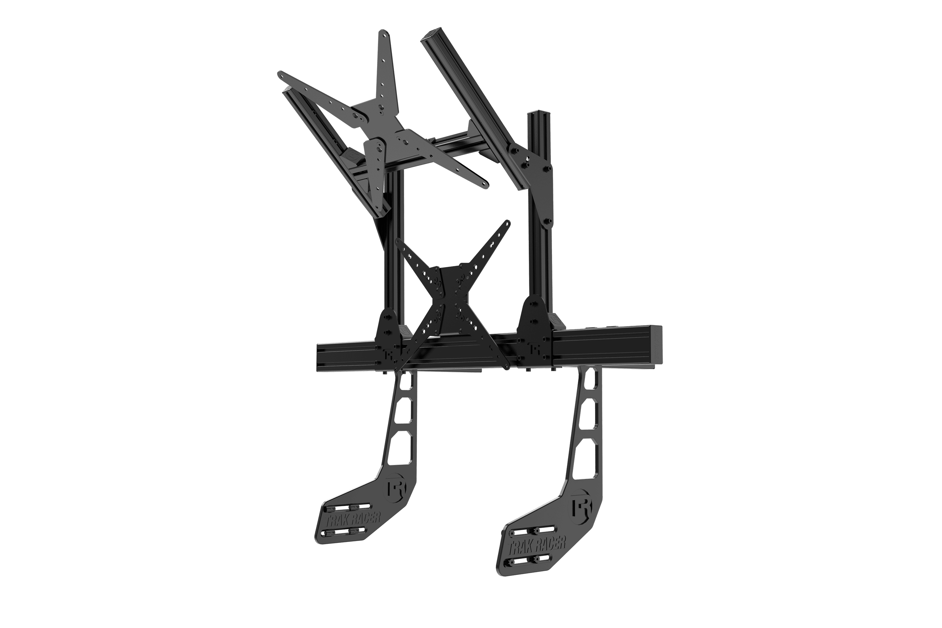 trak-racer-cockpit-dual-monitorst-nder-2-monitore-bis-80-zoll-f-r-sim-racing-flu image 2