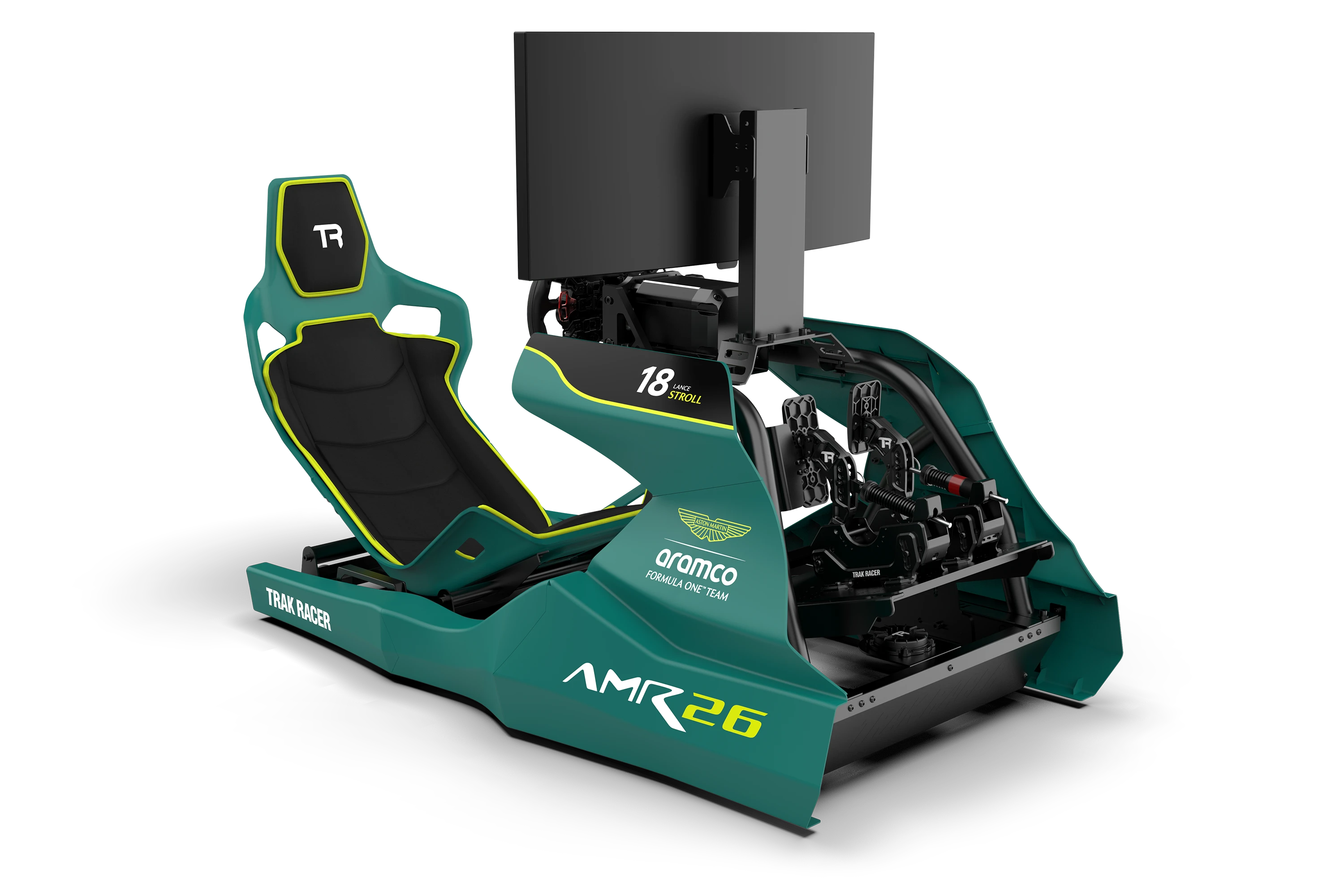 trak-racer-aston-martin-aramco-amr26-racing-simulator-formel-cockpit image 1