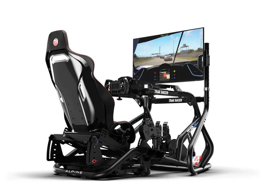 trak-racer-freestanding-single-monitor-stand-f-r-bis-zu-80-zoll-display image 1
